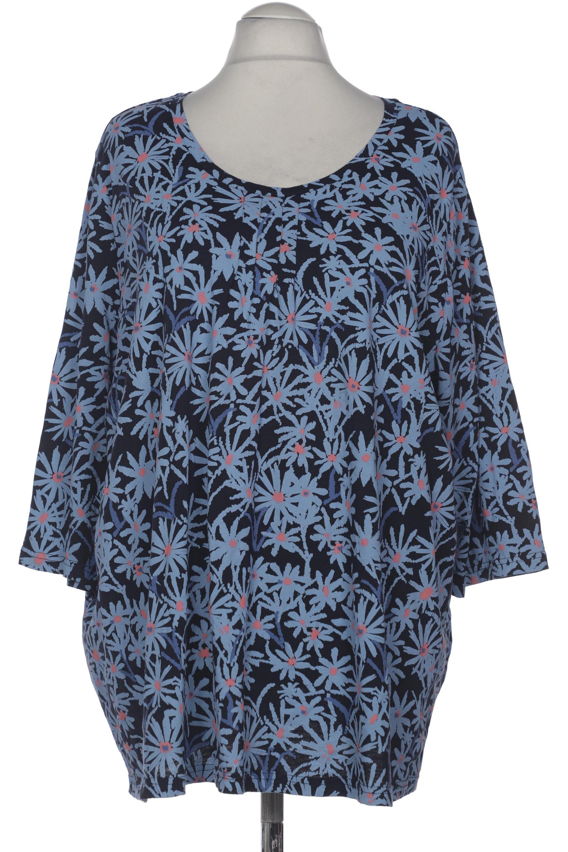 

Ulla Popken Damen Langarmshirt, blau, Gr. 52