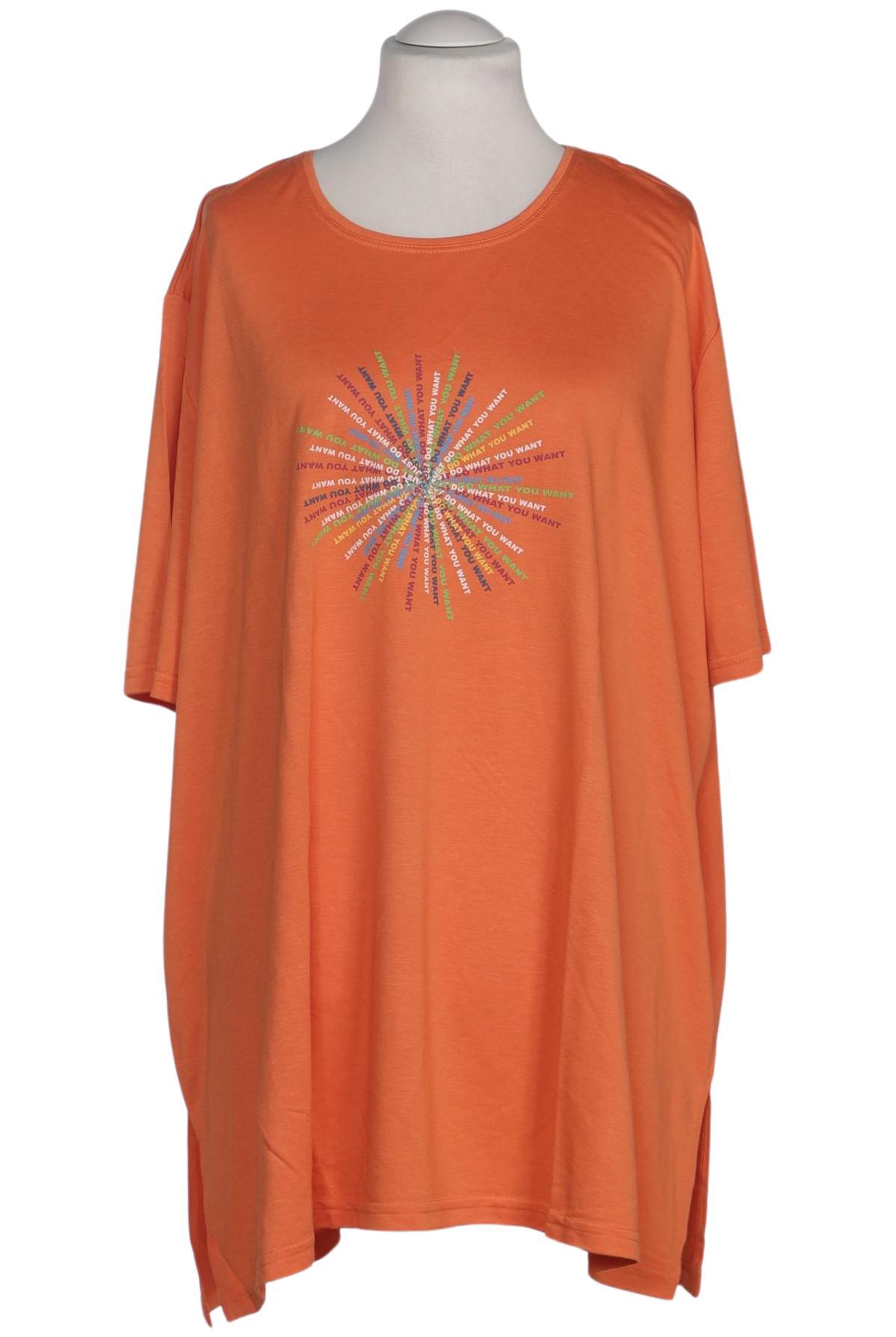 

Ulla Popken Damen T-Shirt, orange, Gr. 58