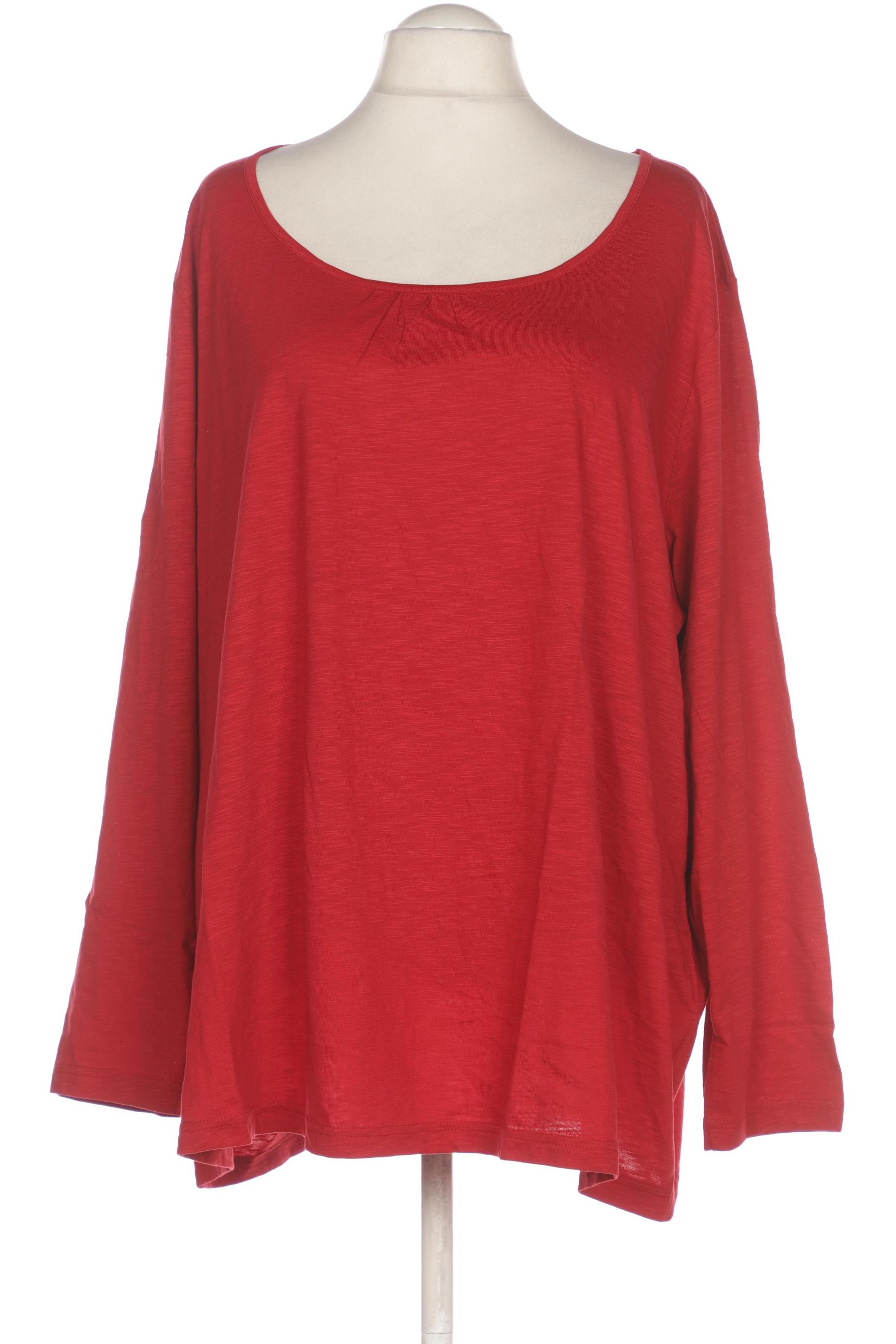

Ulla Popken Damen Langarmshirt, rot, Gr. 58