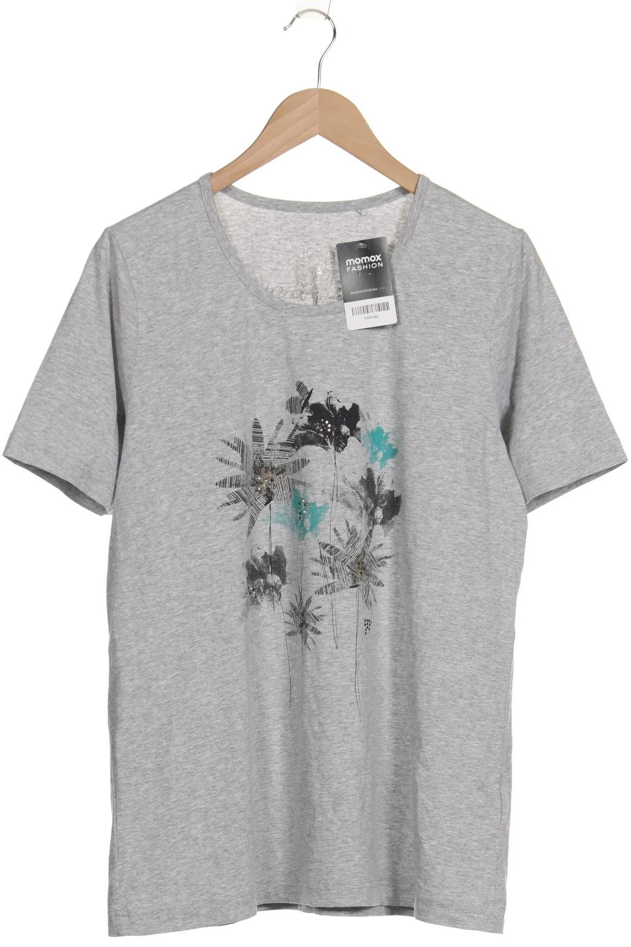 

Ulla Popken Damen T-Shirt, grau, Gr. 42