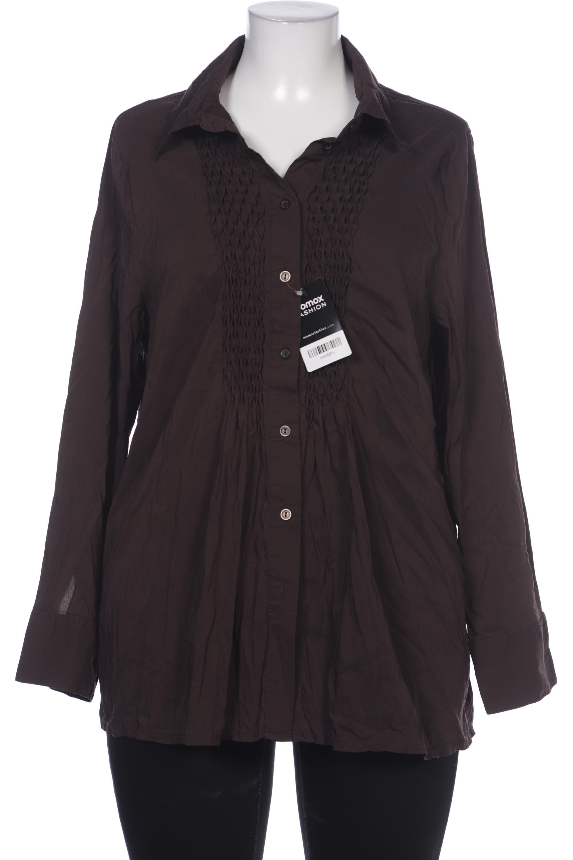 

Ulla Popken Damen Bluse, braun, Gr. 46