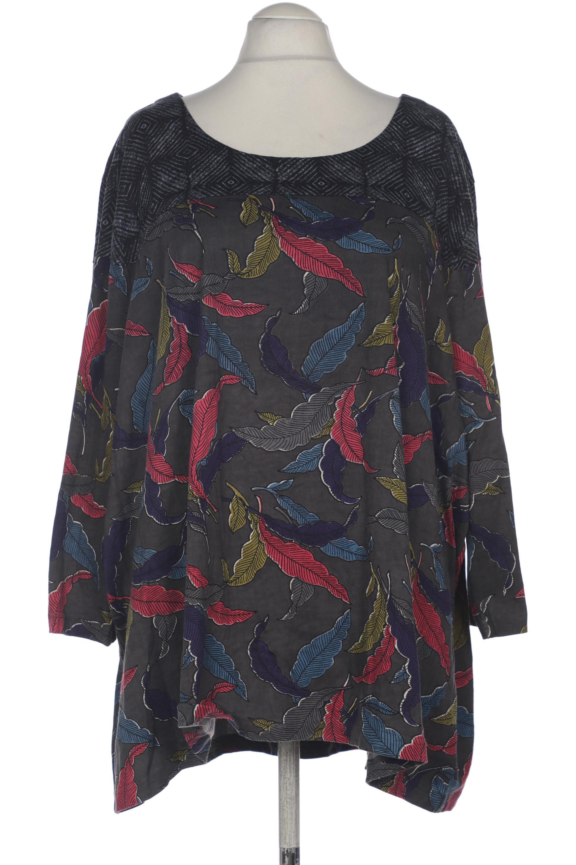 

Ulla Popken Damen Langarmshirt, grau, Gr. 62