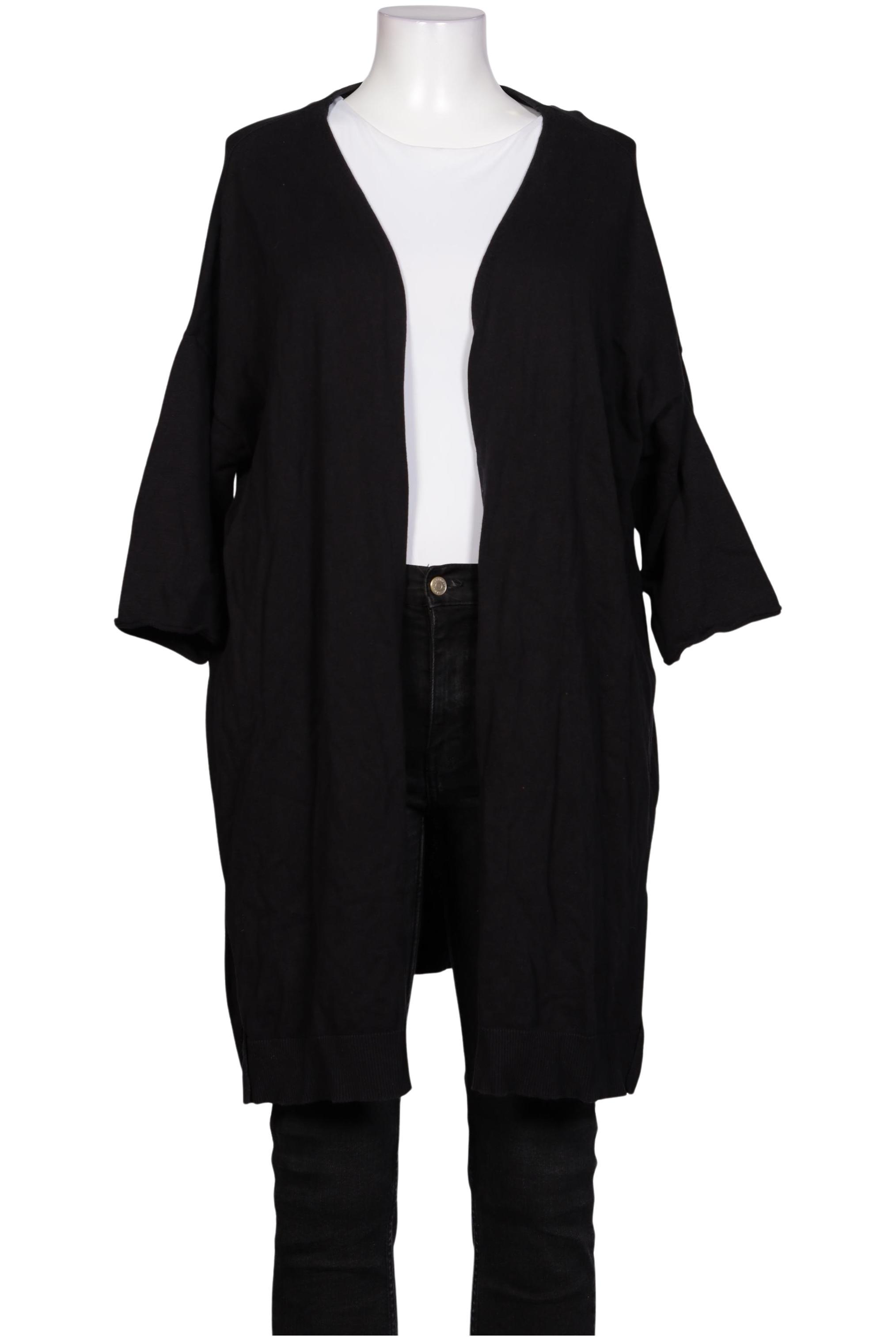 

Ulla Popken Damen Strickjacke, schwarz, Gr. 46