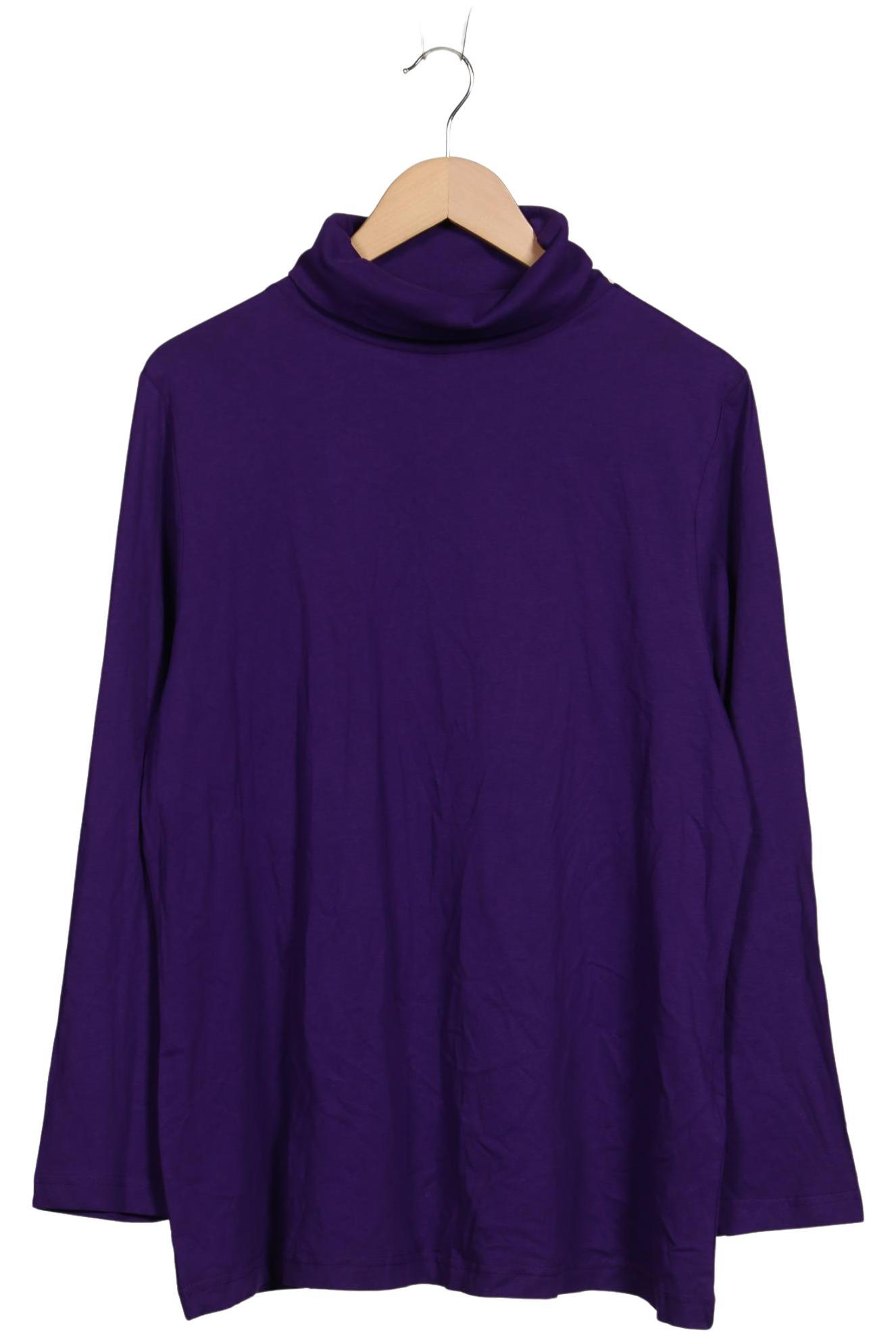 

Ulla Popken Damen Langarmshirt, flieder, Gr. 46