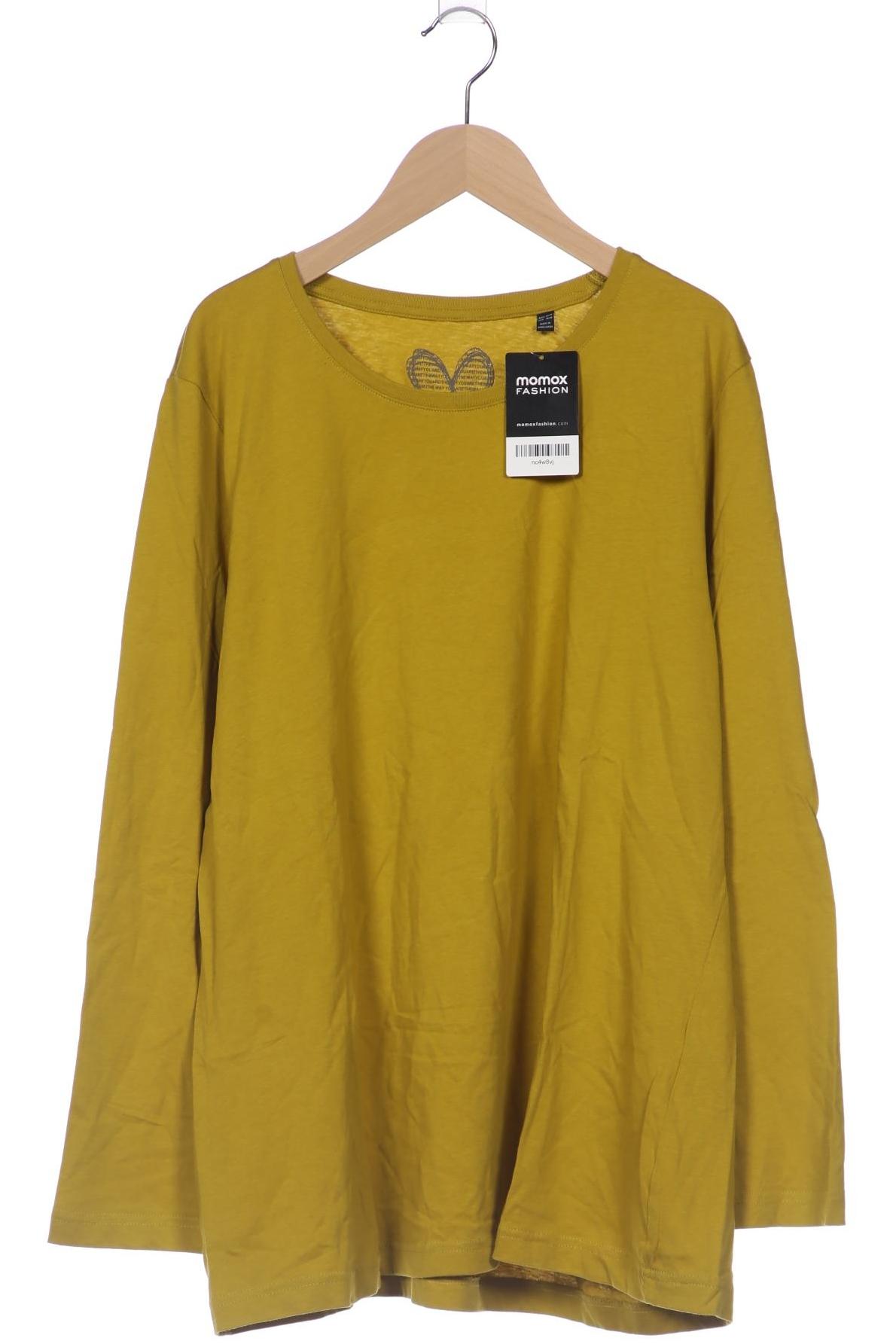 

Ulla Popken Damen Langarmshirt, hellgrün, Gr. 46