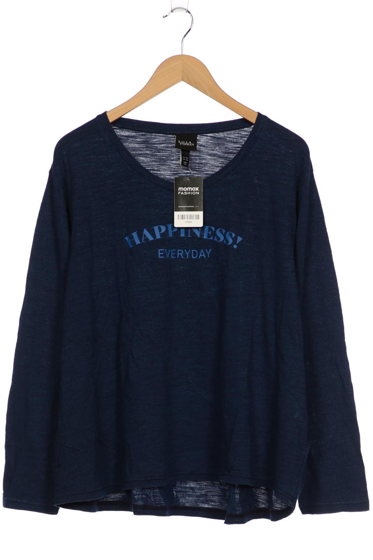 

Ulla Popken Damen Langarmshirt, marineblau, Gr. 50