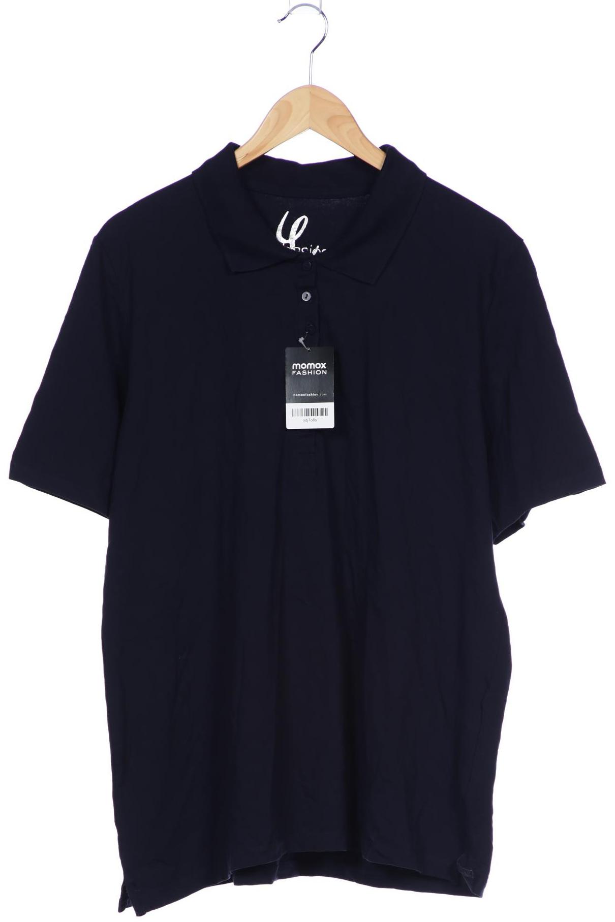 

Ulla Popken Damen Poloshirt, marineblau, Gr. 46