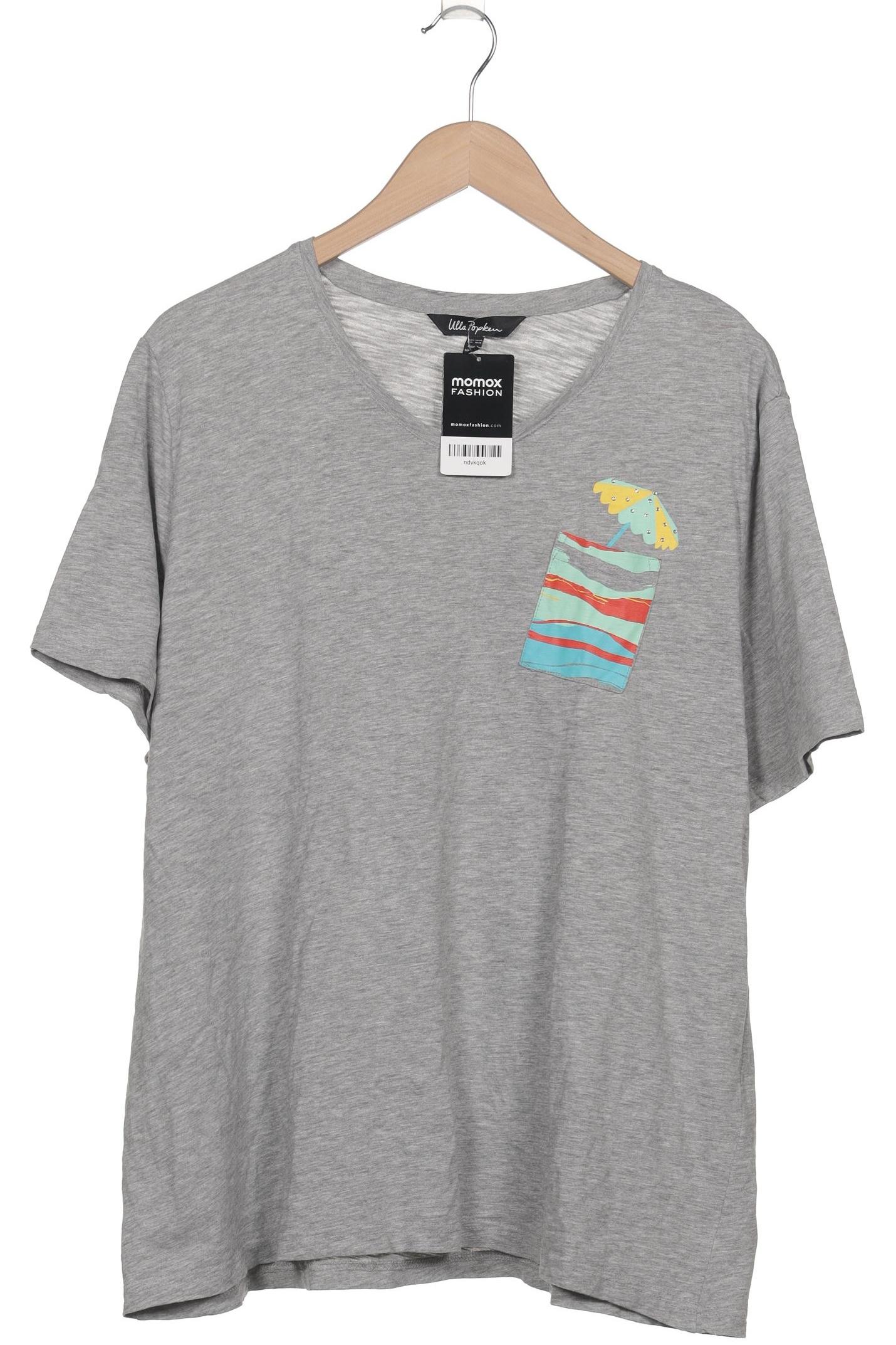 

Ulla Popken Damen T-Shirt, grau, Gr. 46