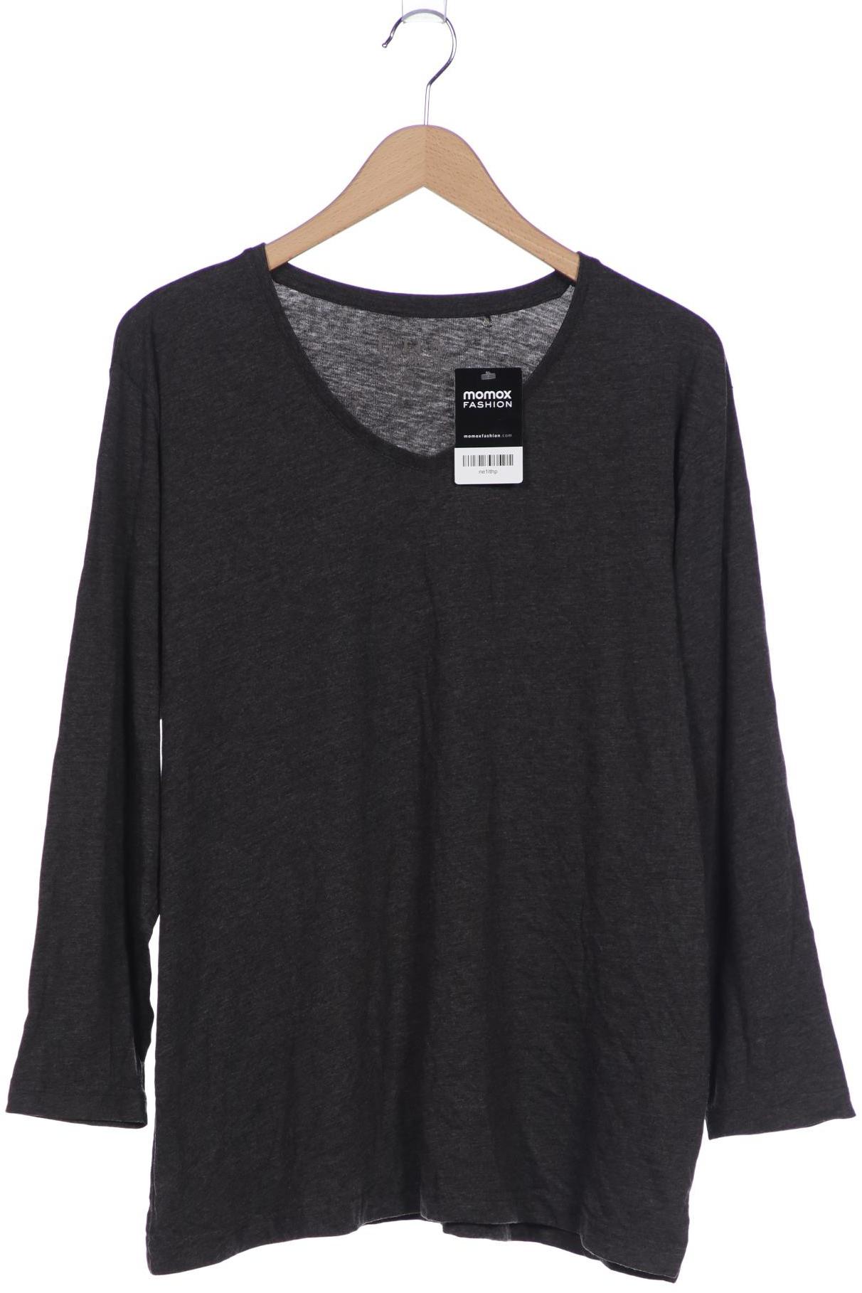 

Ulla Popken Damen Langarmshirt, grau, Gr. 46