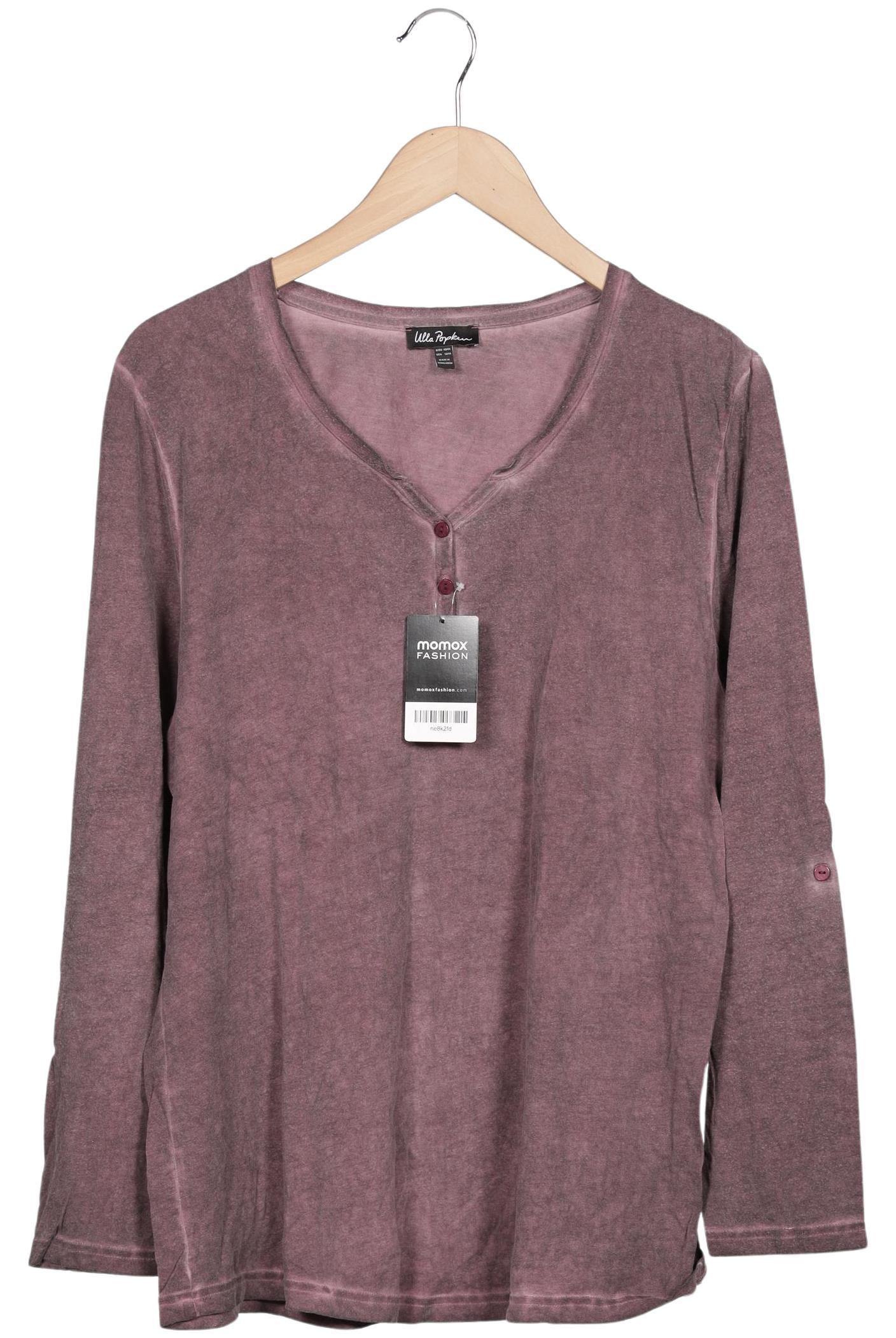 

Ulla Popken Damen Langarmshirt, flieder, Gr. 42