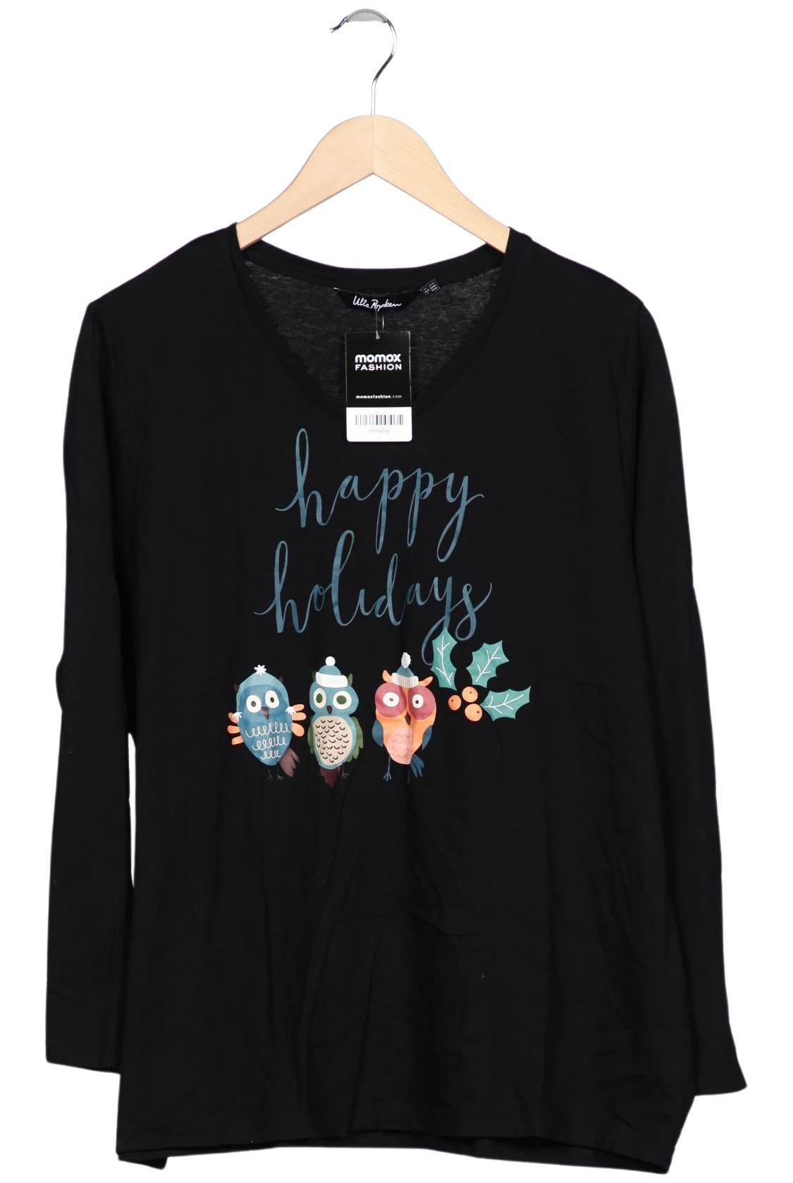 

Ulla Popken Damen Langarmshirt, schwarz, Gr. 46