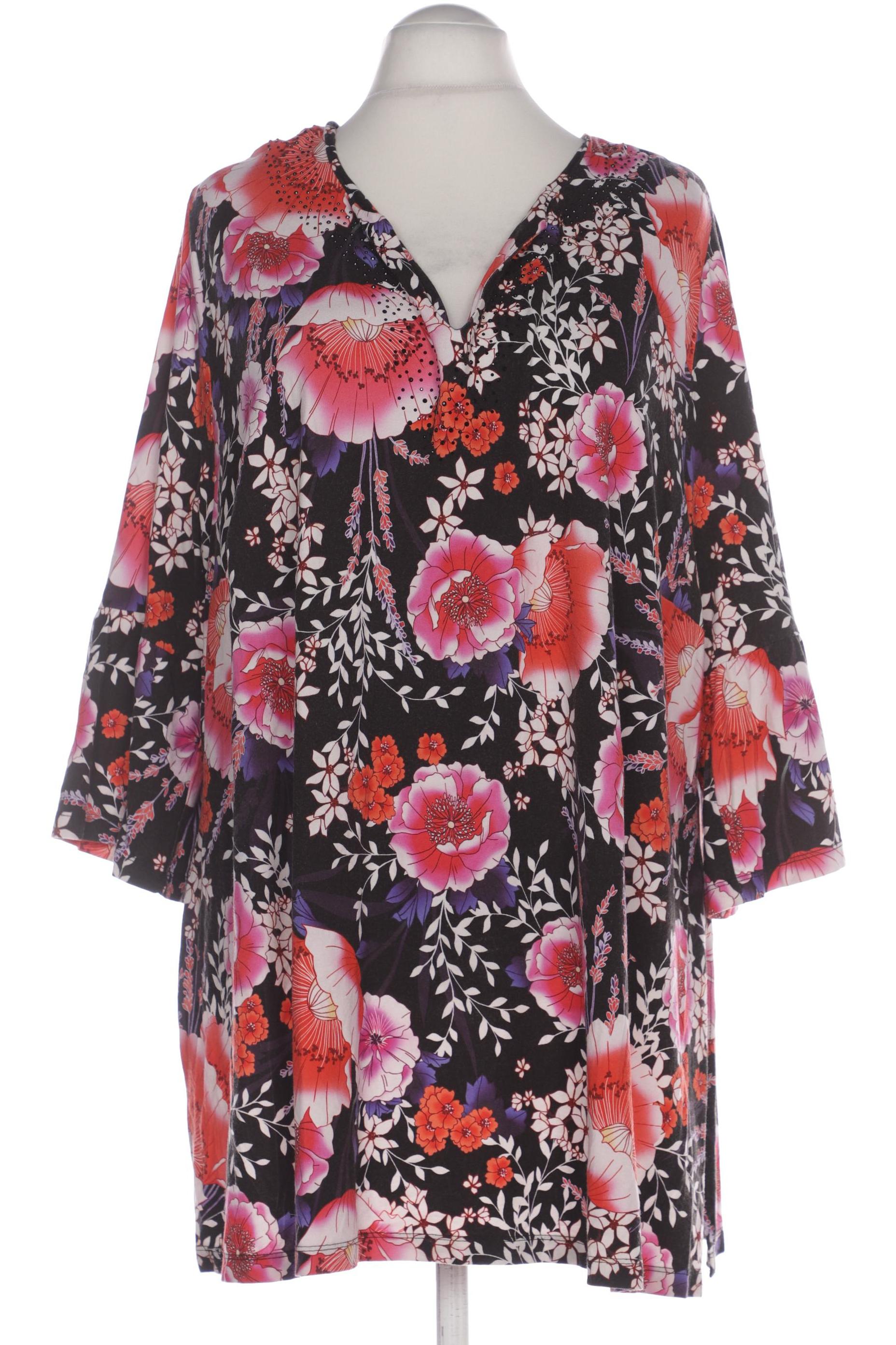 

Ulla Popken Damen Langarmshirt, mehrfarbig, Gr. 54