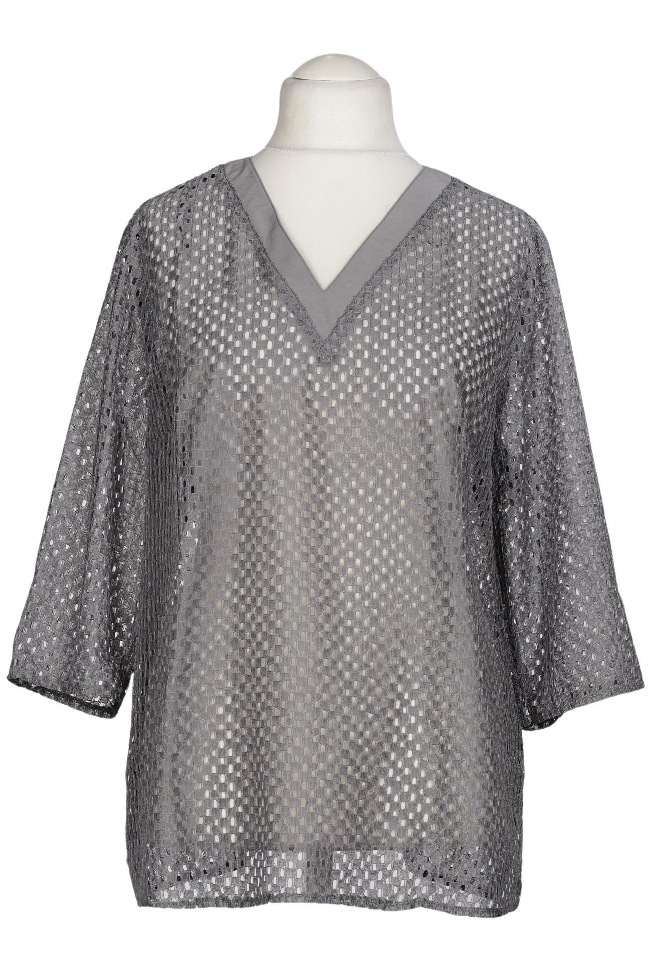 

Ulla Popken Damen Bluse, grau, Gr. 46