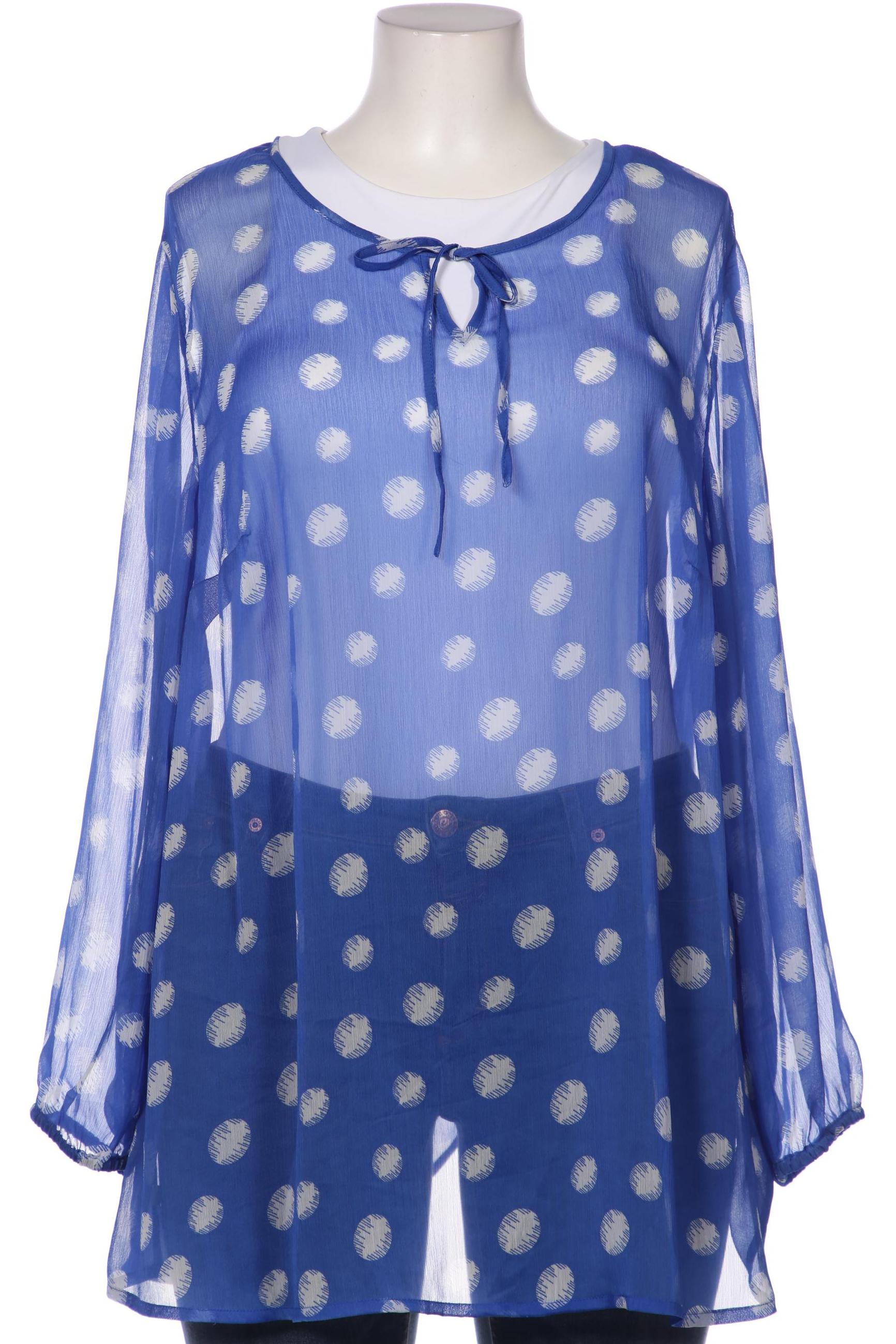 

Ulla Popken Damen Bluse, blau, Gr. 46