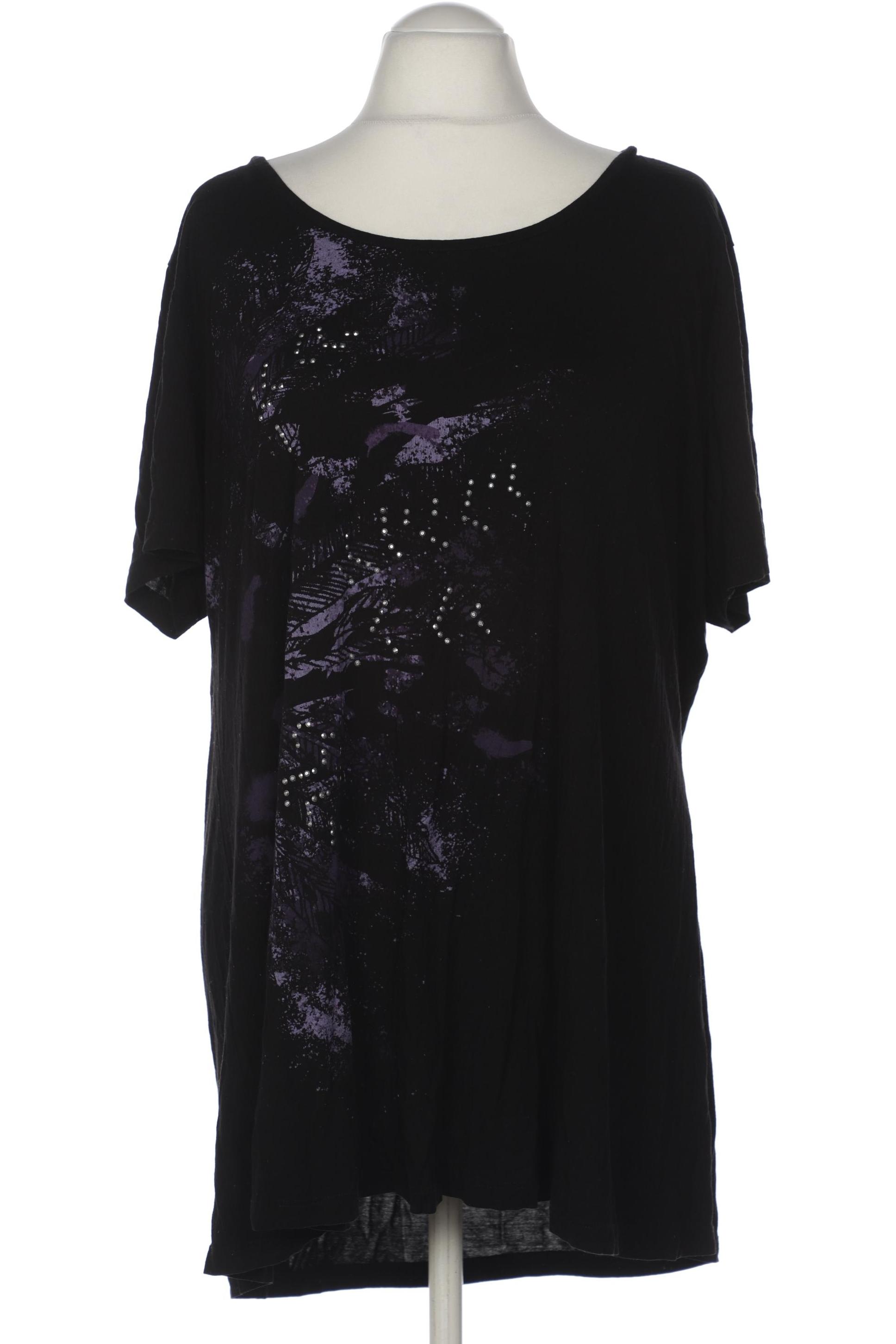

Ulla Popken Damen T-Shirt, schwarz, Gr. 52