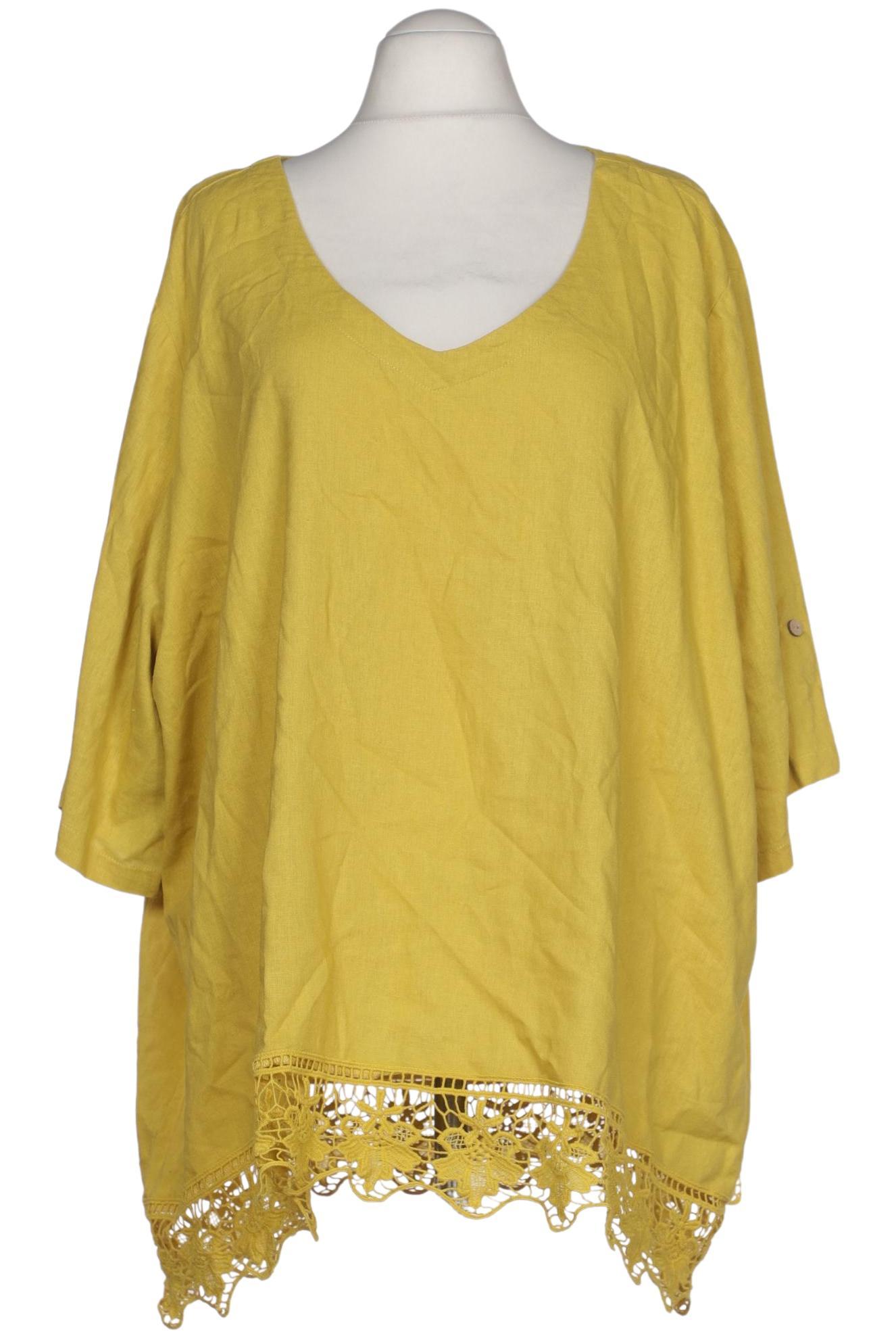 

Ulla Popken Damen Bluse, gelb, Gr. 58