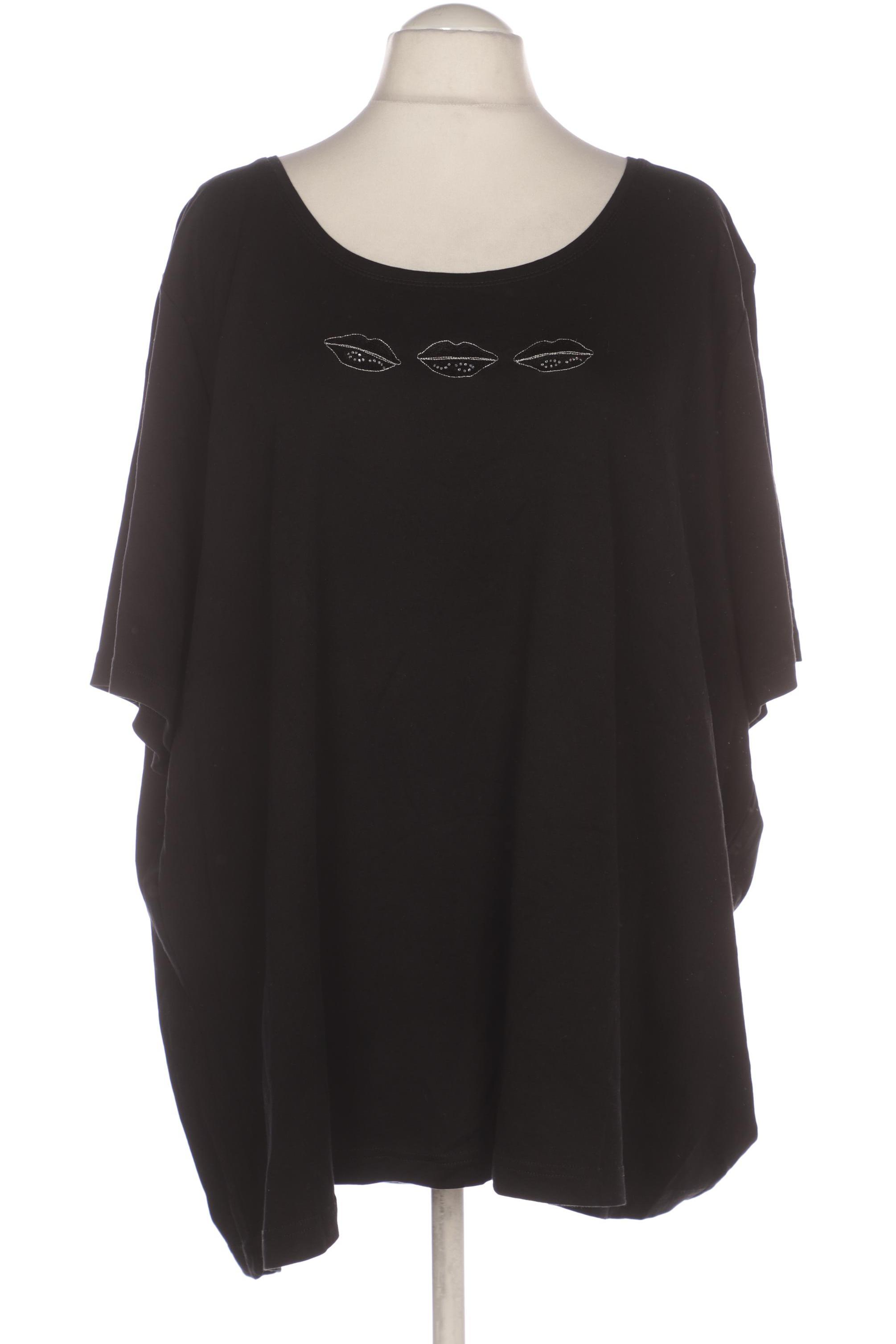 

Ulla Popken Damen T-Shirt, schwarz, Gr. 58