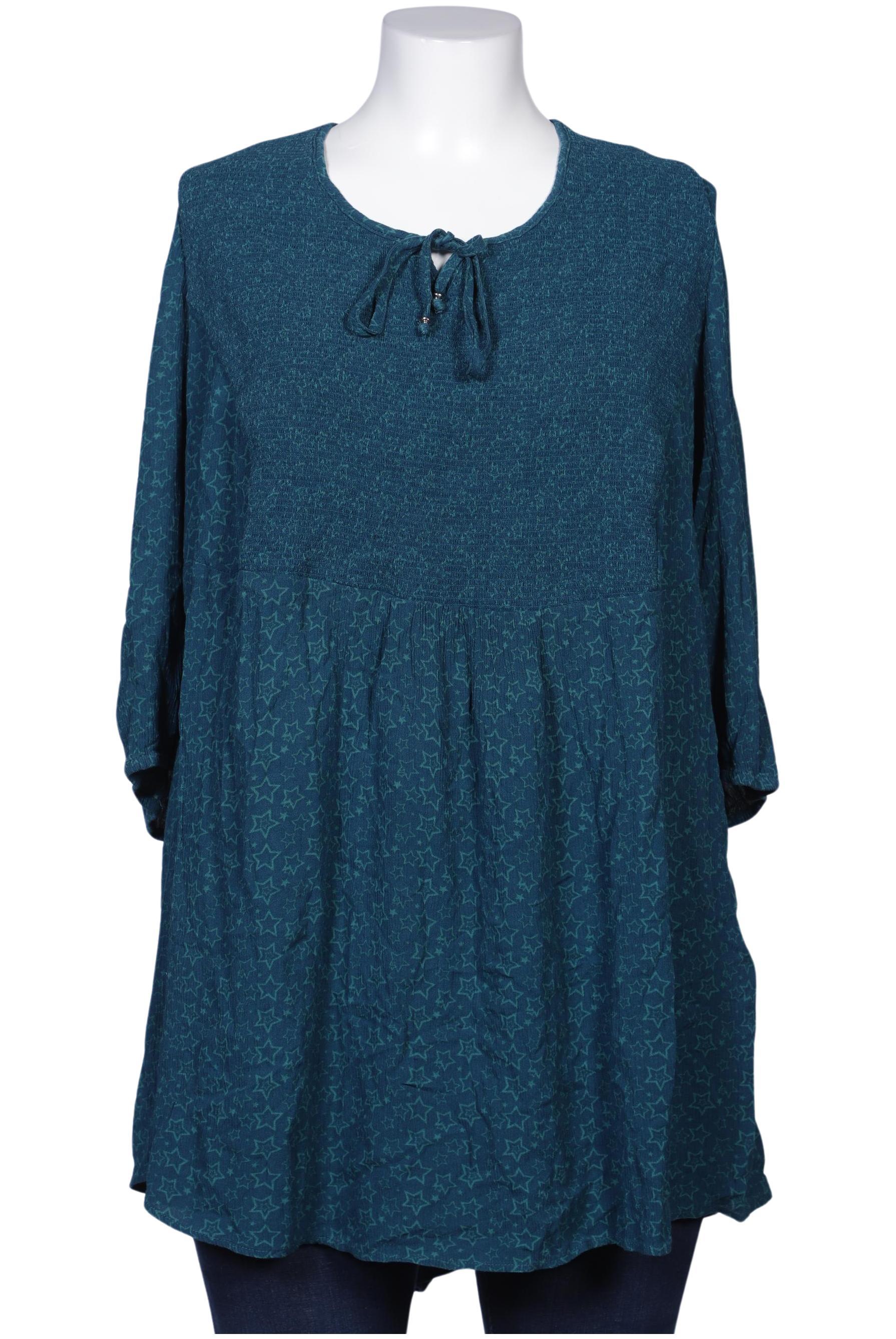 

Ulla Popken Damen Bluse, türkis, Gr. 50