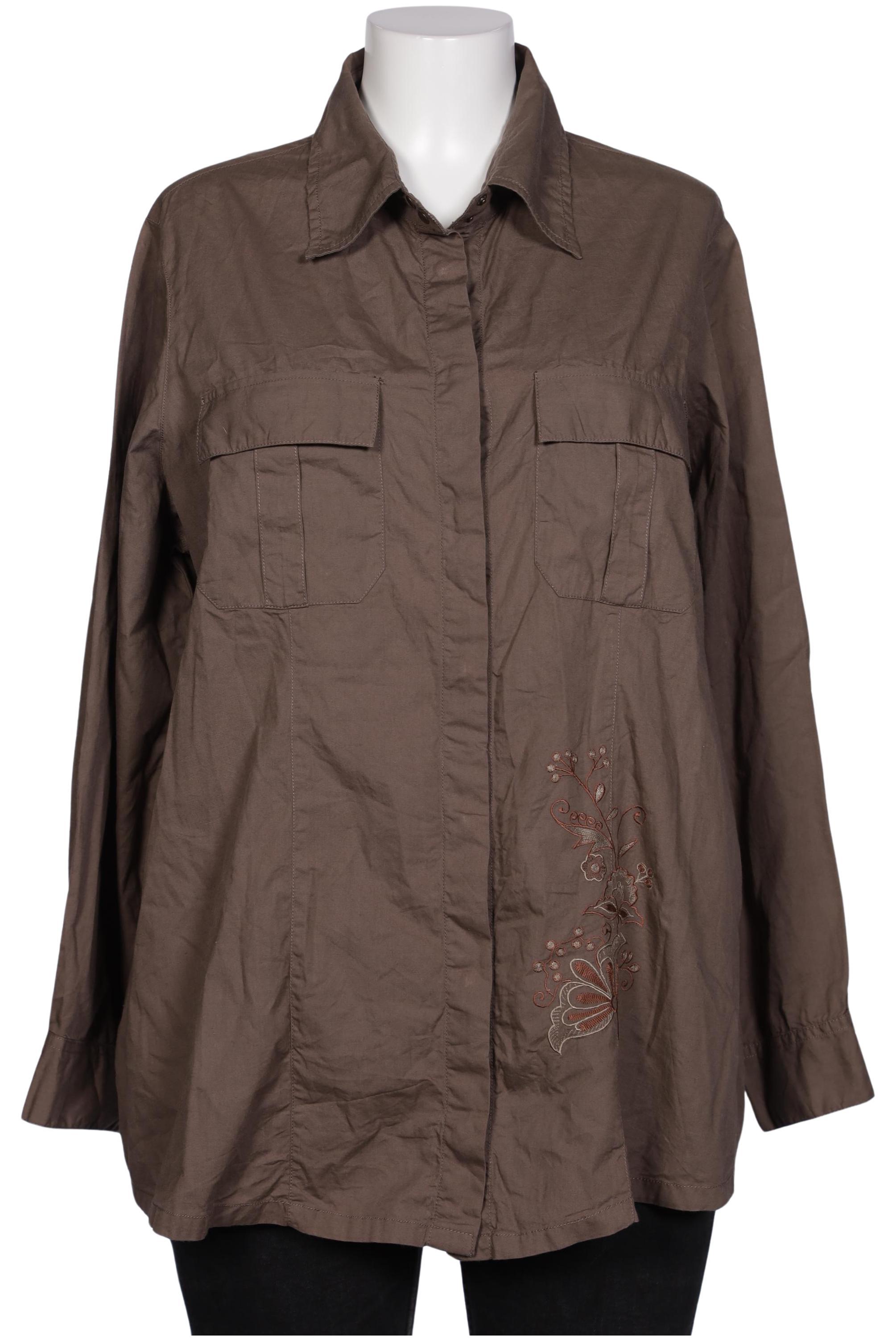 

Ulla Popken Damen Bluse, braun, Gr. 50