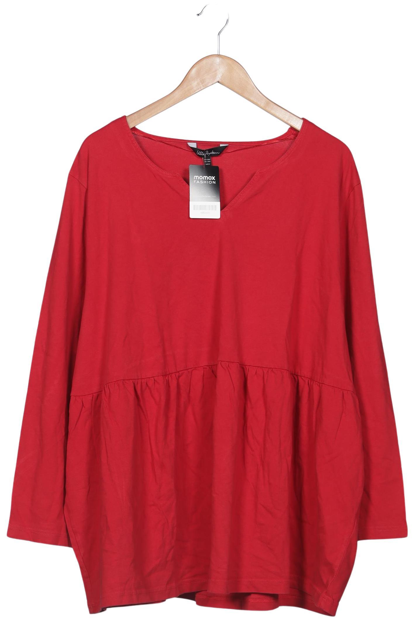 

Ulla Popken Damen Langarmshirt, rot, Gr. 58