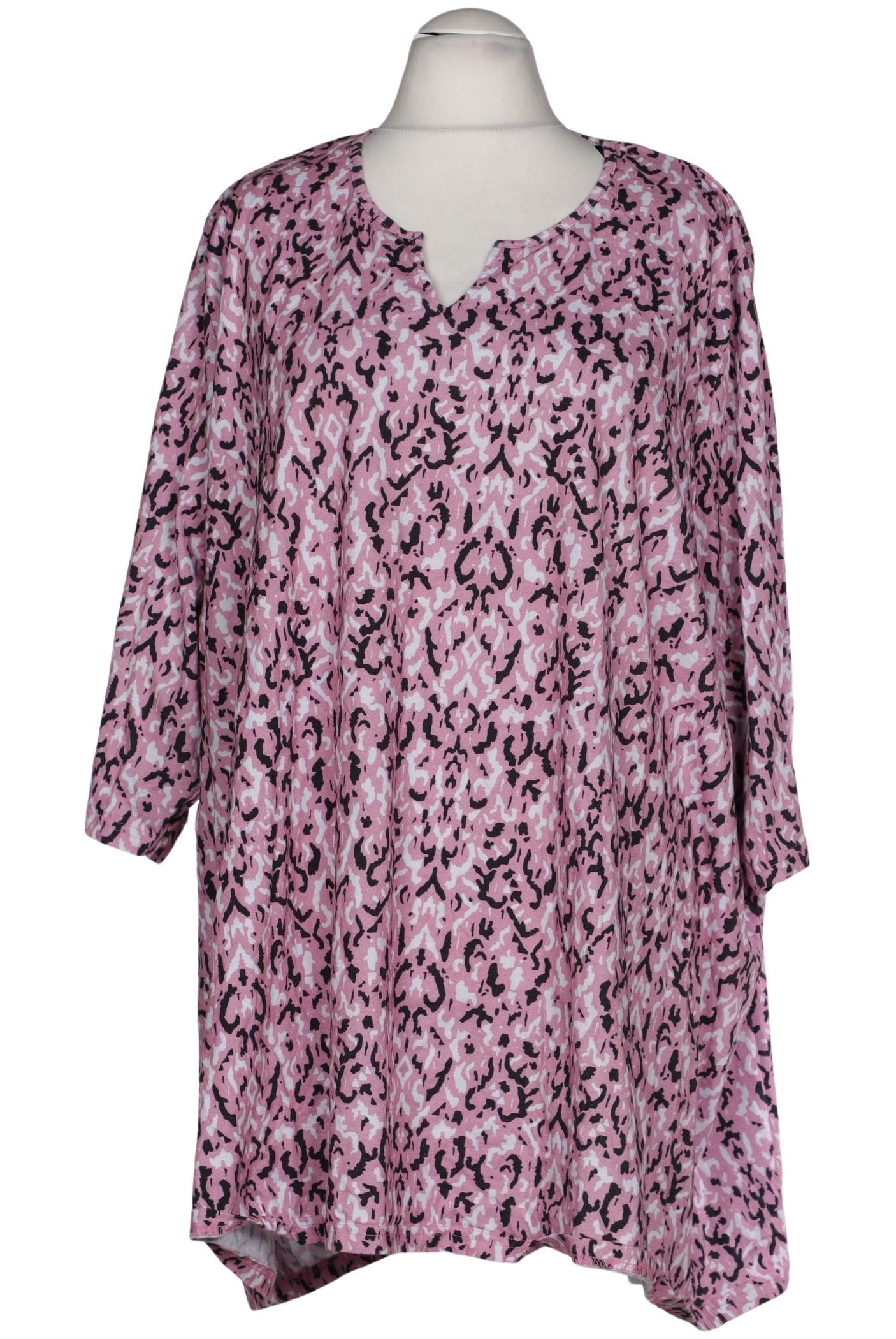 

Ulla Popken Damen Langarmshirt, pink, Gr. 66