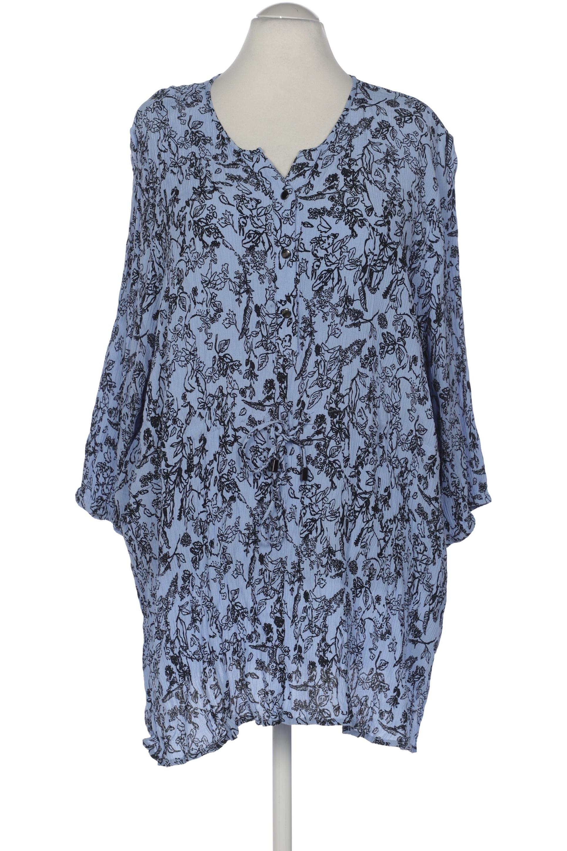 

Ulla Popken Damen Bluse, blau, Gr. 58