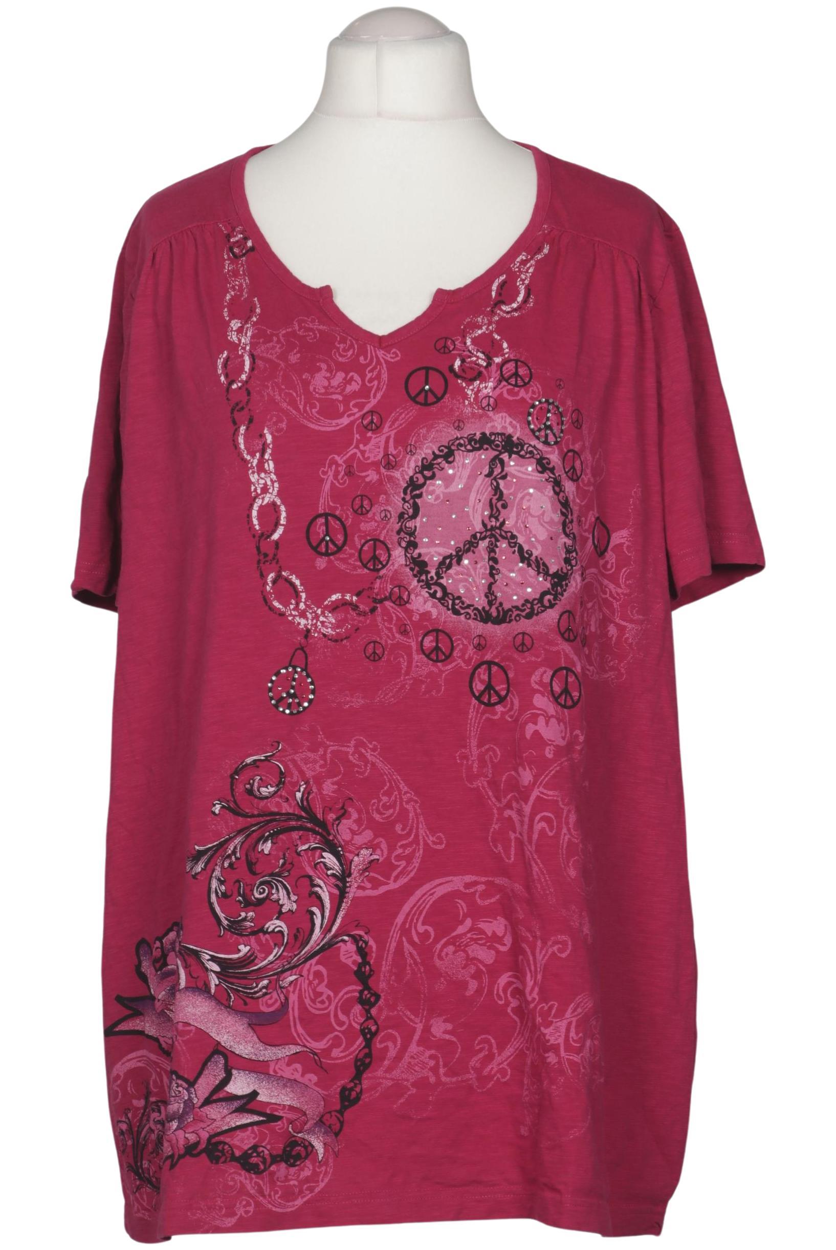 

Ulla Popken Damen T-Shirt, pink, Gr. 52