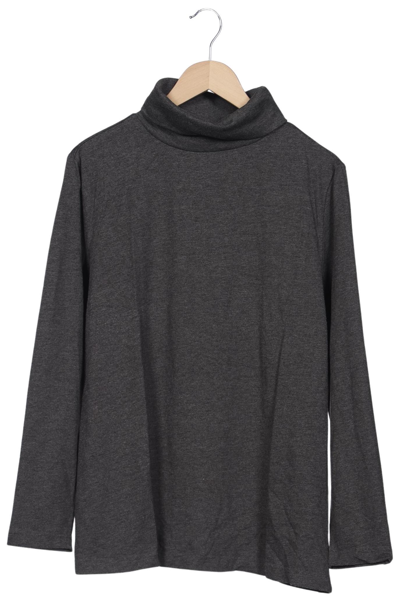 

Ulla Popken Damen Langarmshirt, grau, Gr. 46