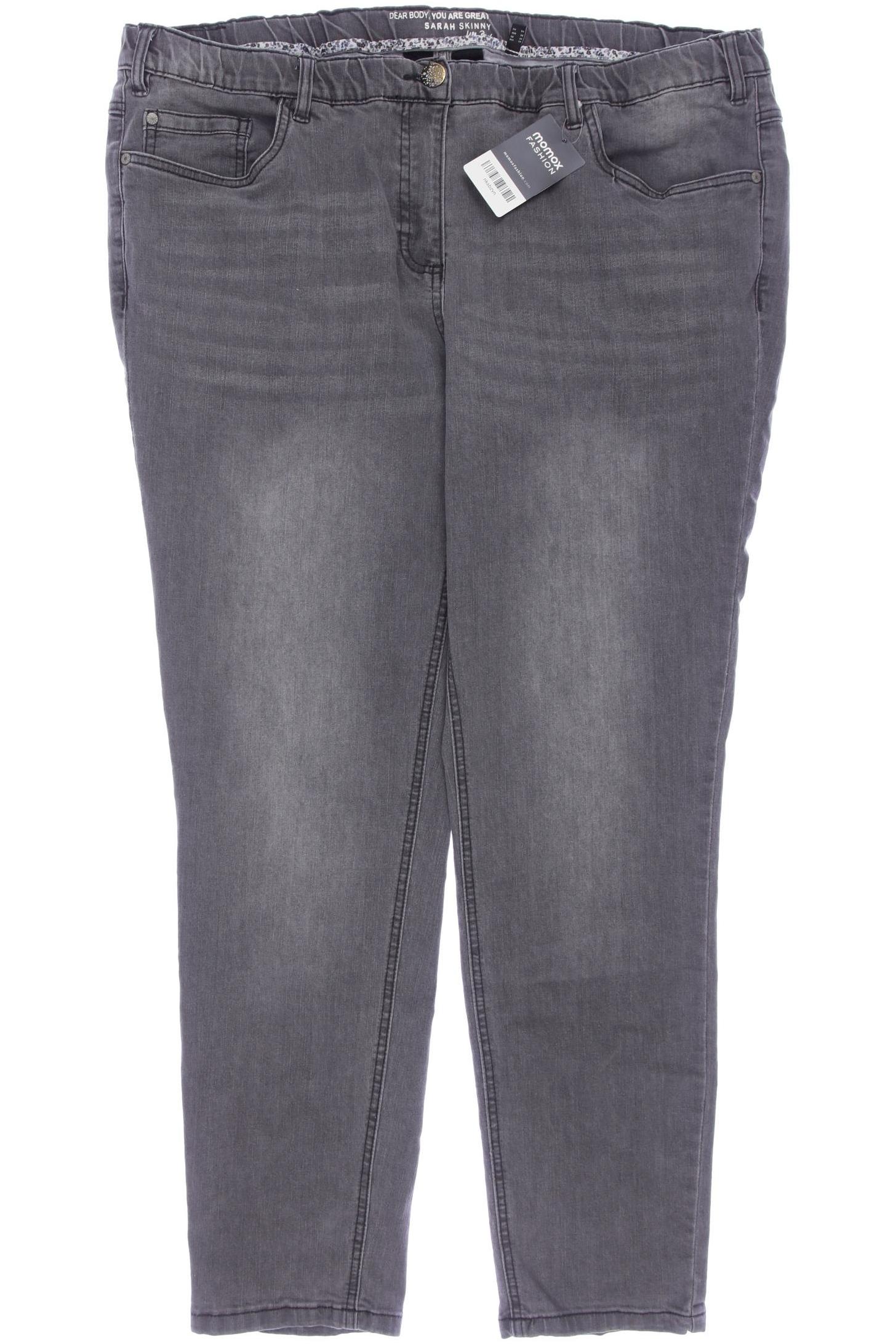 

Ulla Popken Damen Jeans, grau, Gr. 52