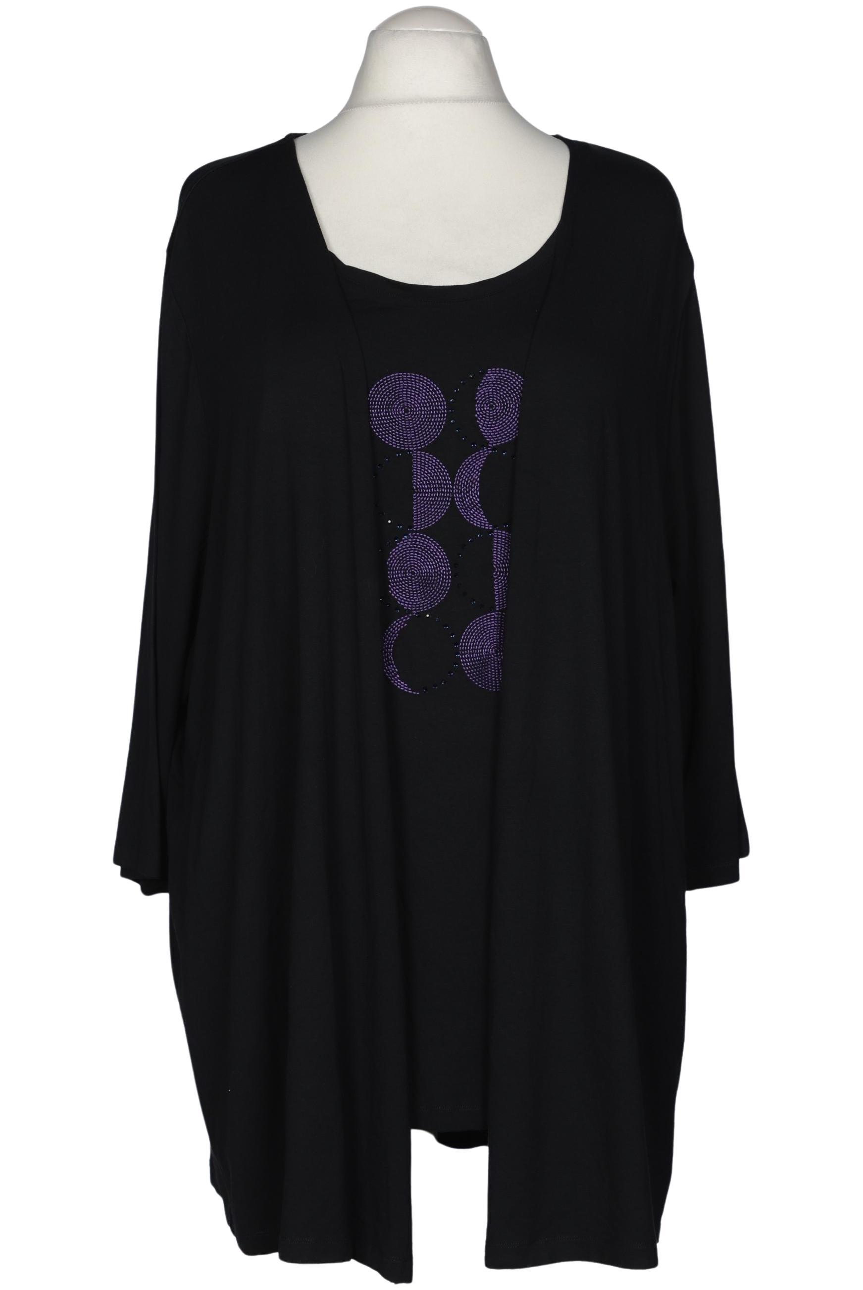 

Ulla Popken Damen Langarmshirt, schwarz, Gr. 52
