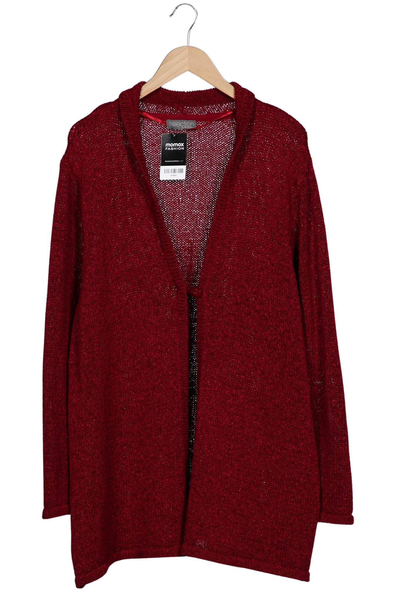 

Ulla Popken Damen Strickjacke, rot, Gr. 46