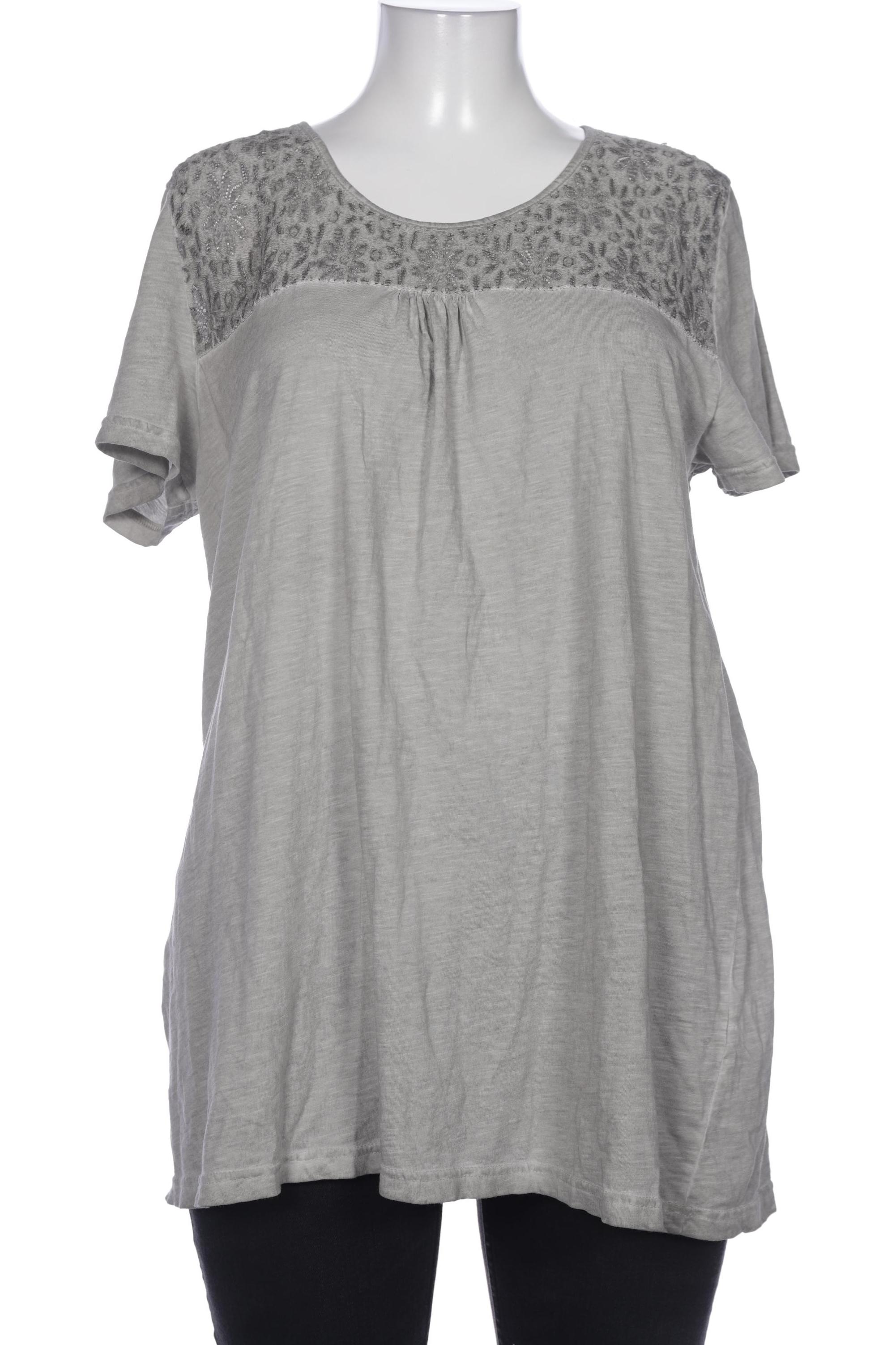 

Ulla Popken Damen T-Shirt, grau, Gr. 46