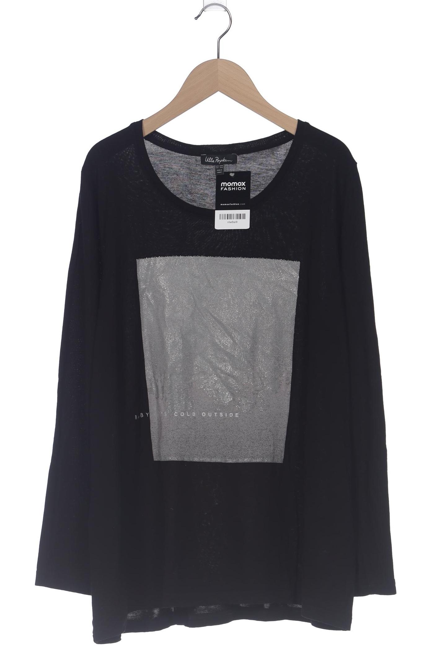 

Ulla Popken Damen Langarmshirt, schwarz, Gr. 42