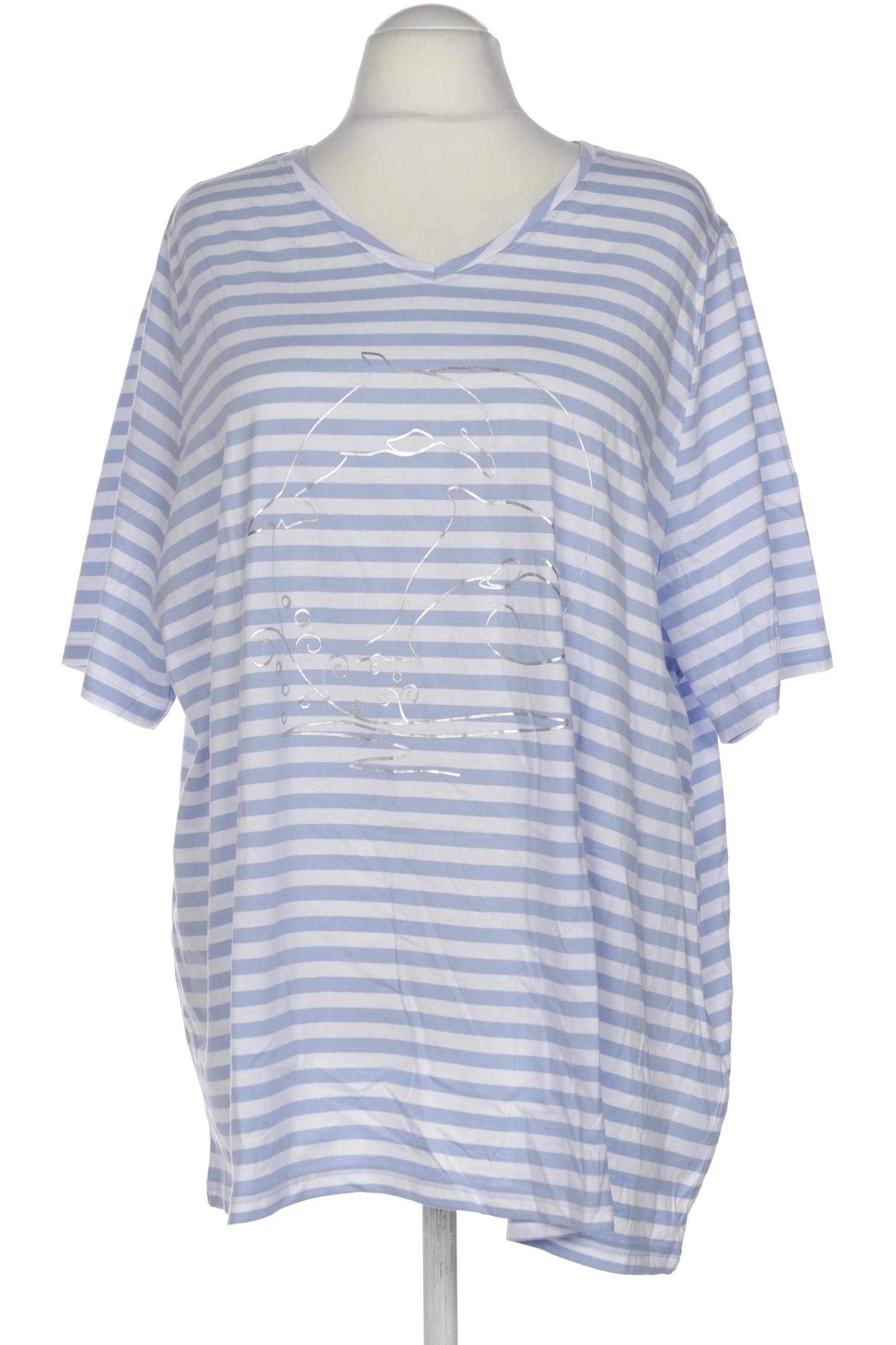 

Ulla Popken Damen T-Shirt, blau, Gr. 54