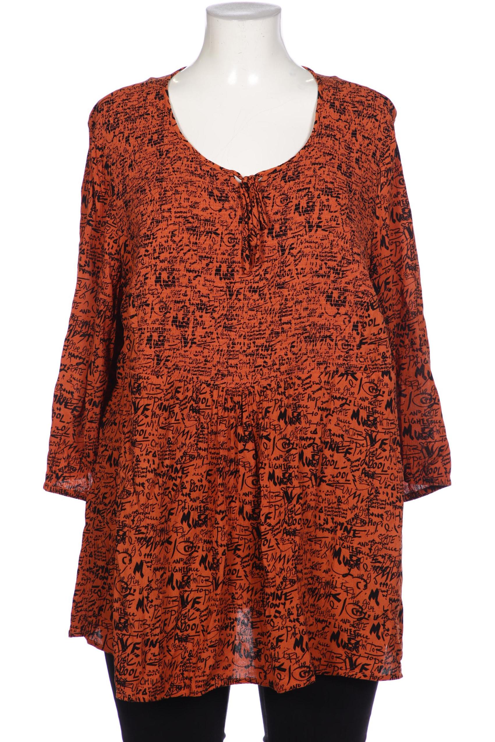 

Ulla Popken Damen Bluse, orange, Gr. 48