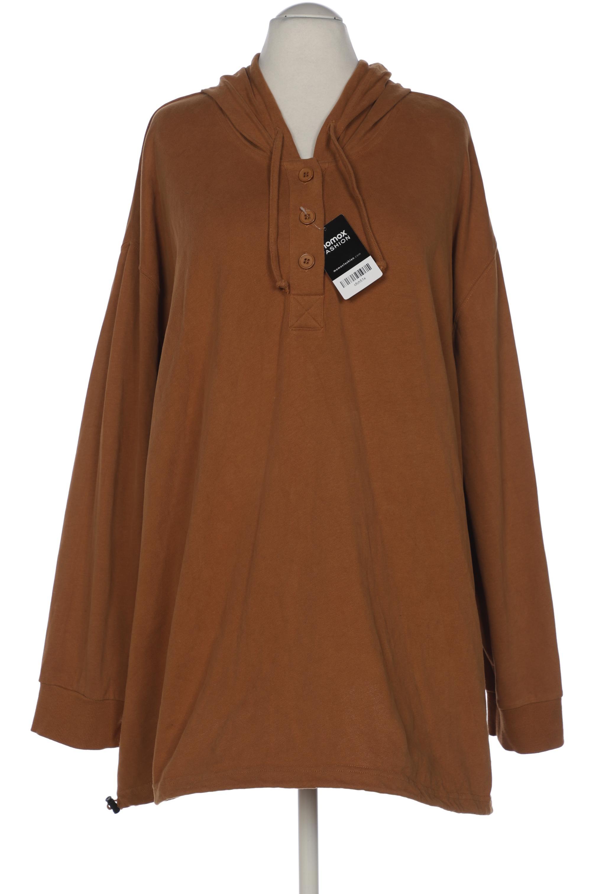 

Ulla Popken Damen Kapuzenpullover, braun, Gr. 62