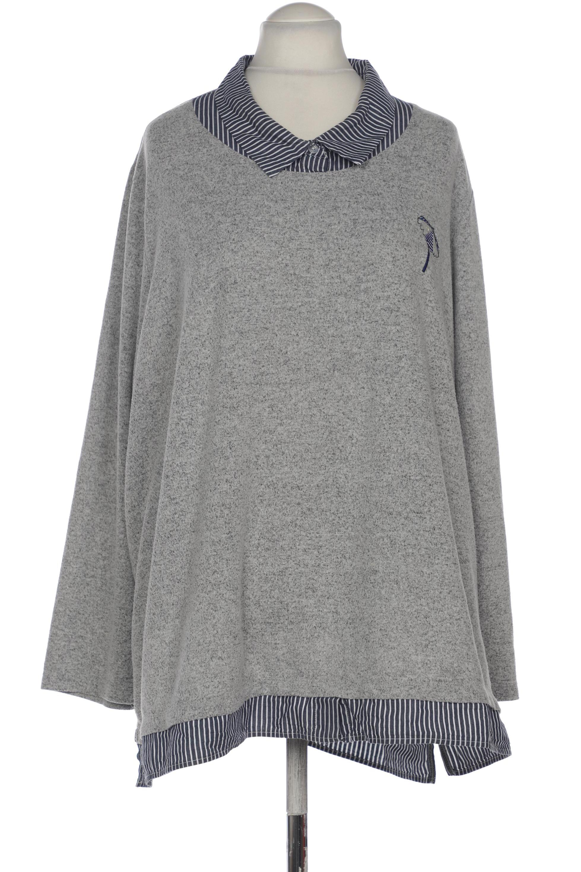 

Ulla Popken Damen Pullover, grau, Gr. 58