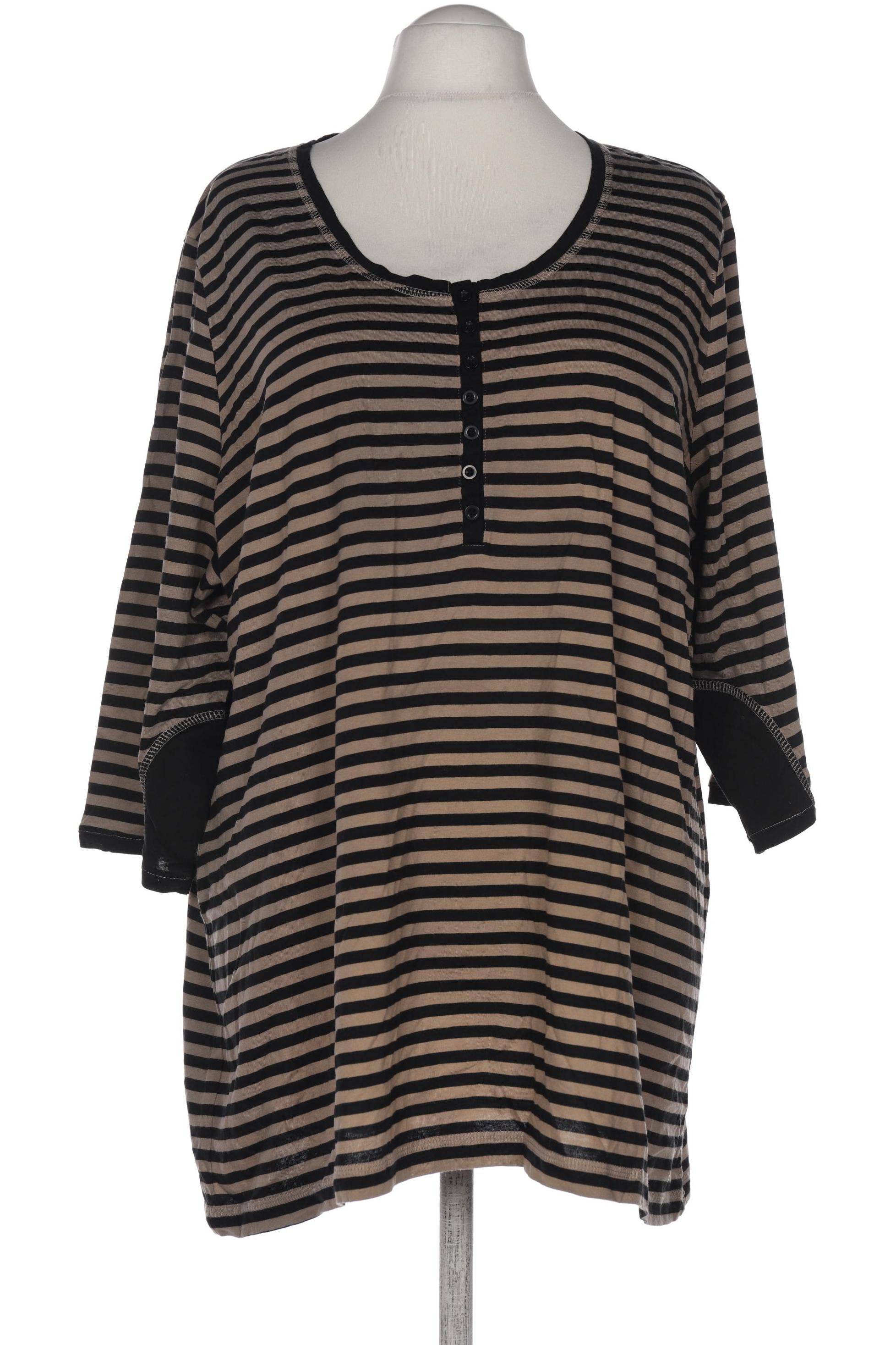 

Ulla Popken Damen Langarmshirt, braun, Gr. 54