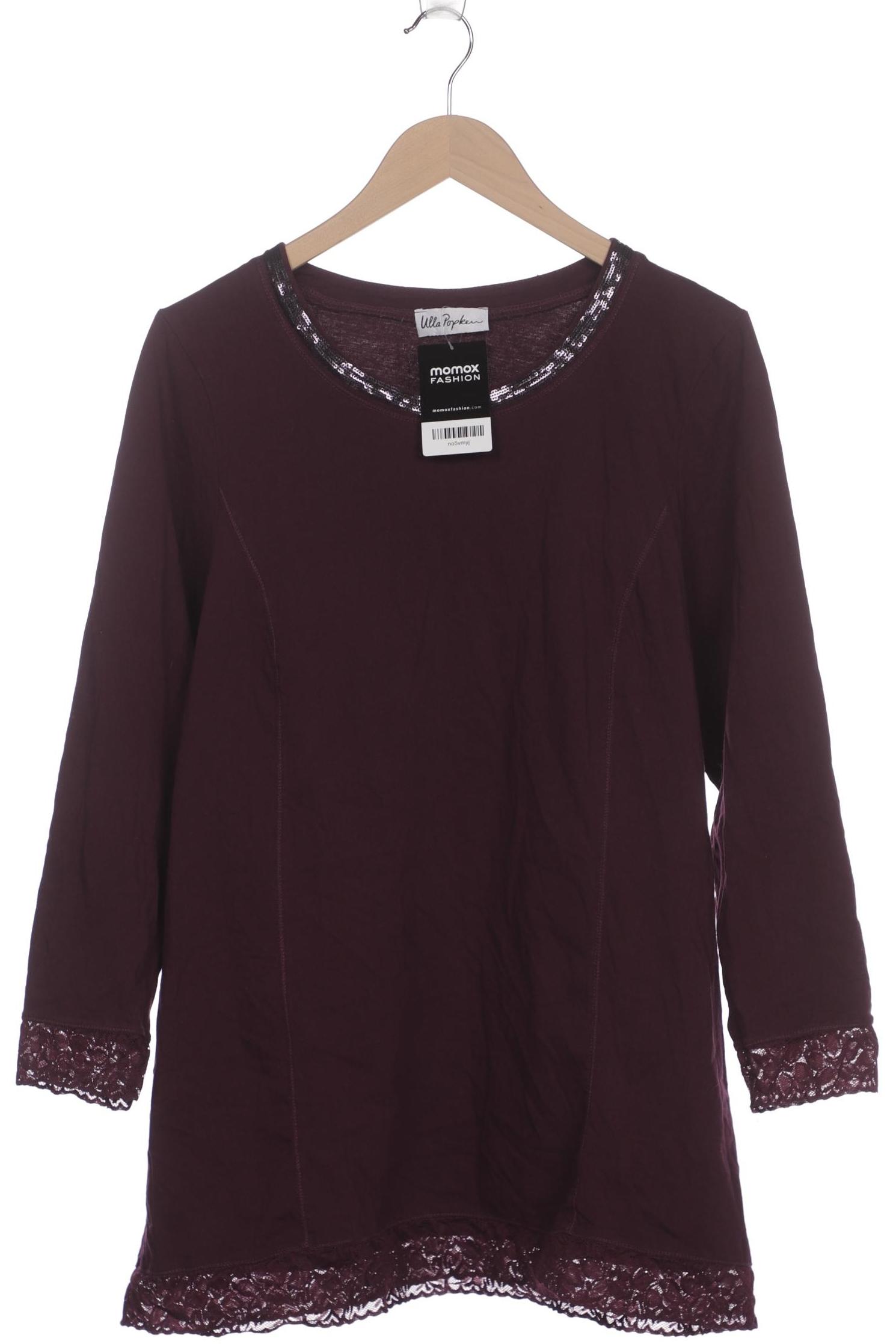 

Ulla Popken Damen Langarmshirt, flieder, Gr. 46