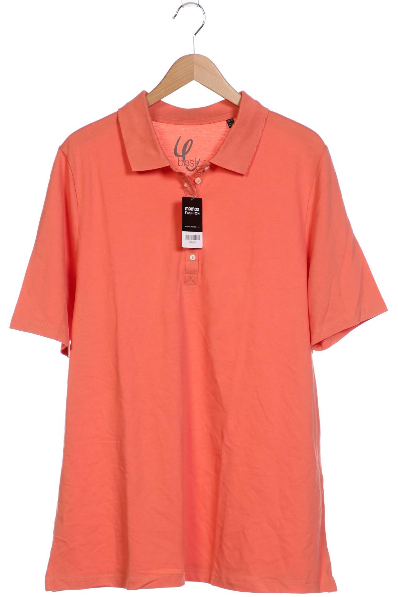 

Ulla Popken Damen Poloshirt, orange, Gr. 46