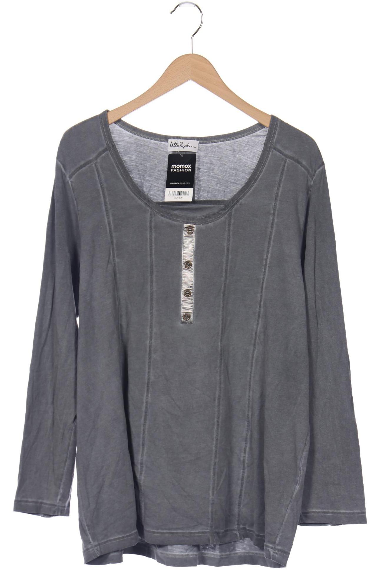 

Ulla Popken Damen Langarmshirt, grau