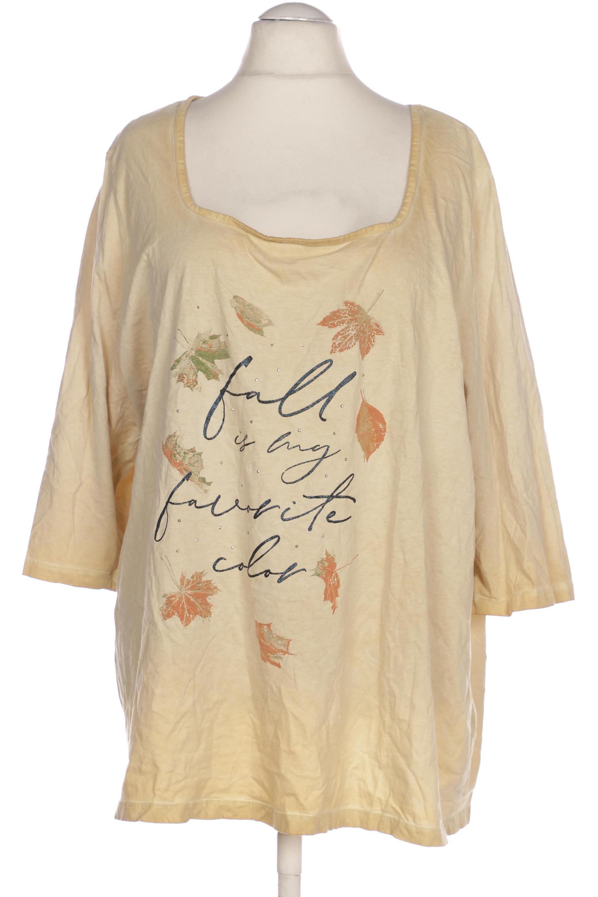 

Ulla Popken Damen T-Shirt, beige, Gr. 54