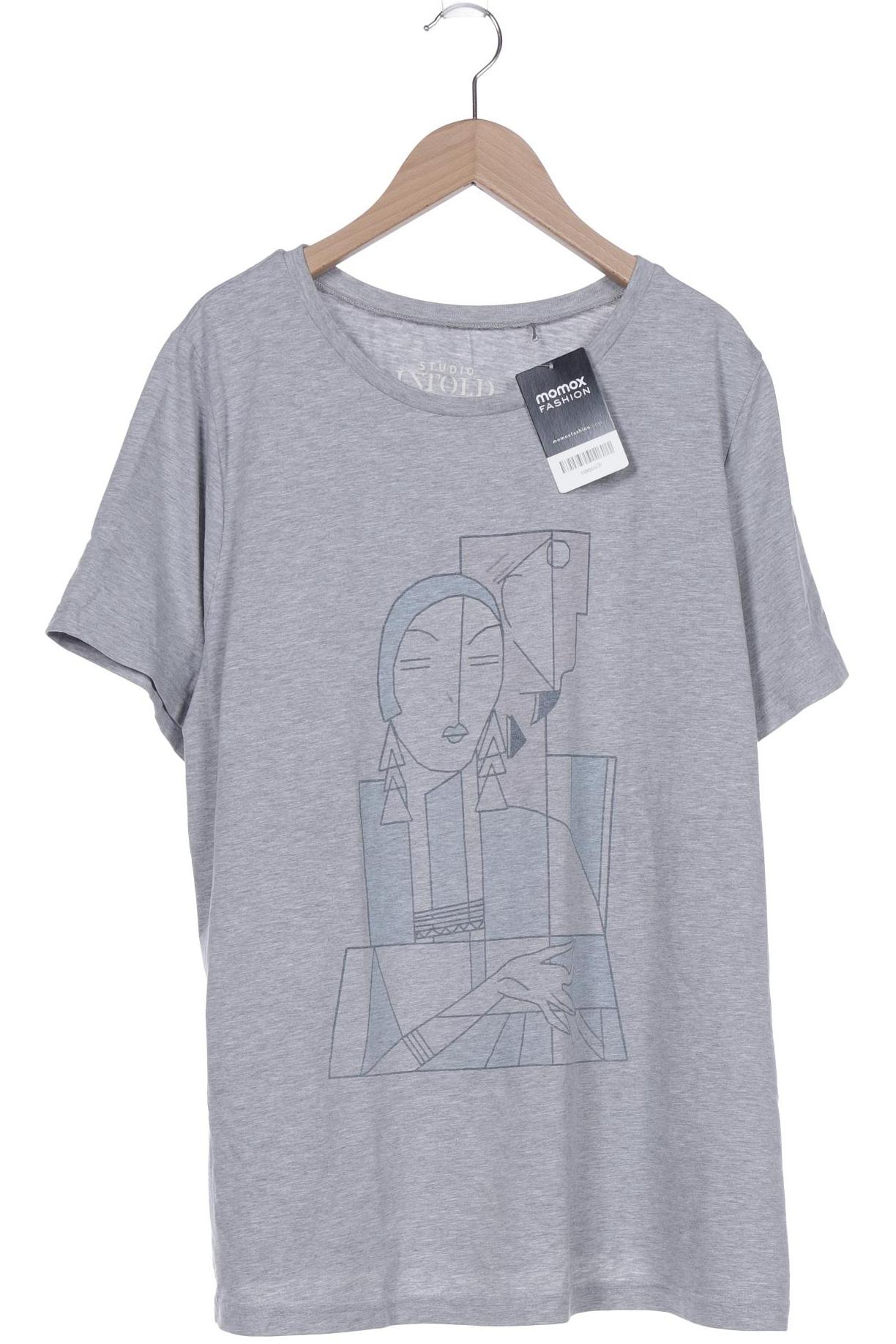 

Ulla Popken Damen T-Shirt, grau, Gr. 46