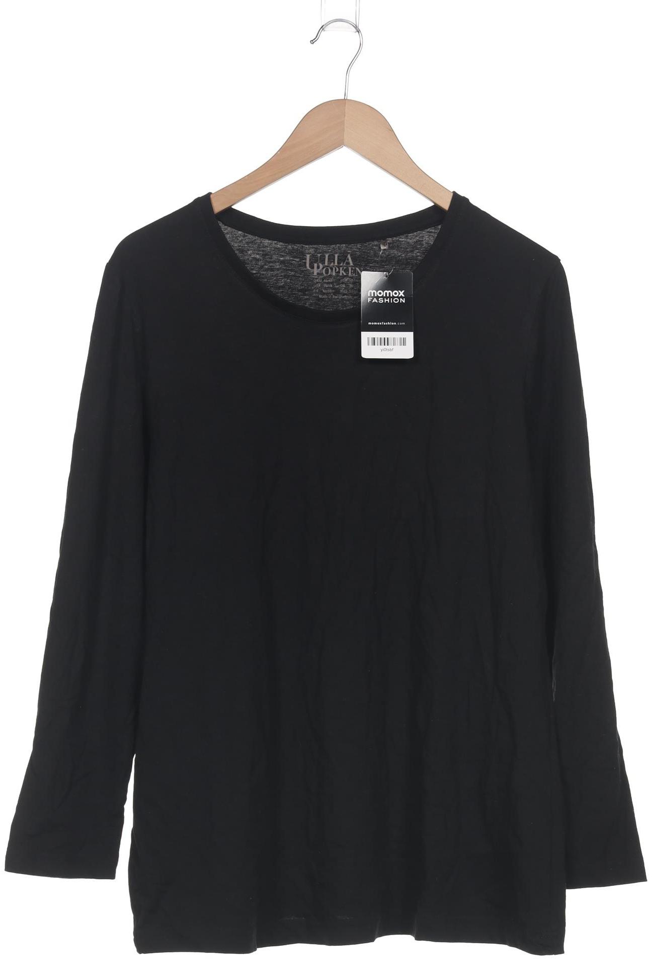 

Ulla Popken Damen Langarmshirt, schwarz, Gr. 46