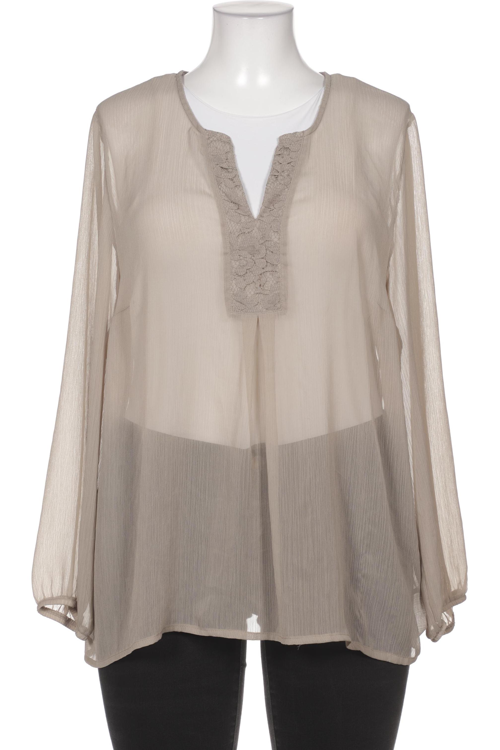 

Ulla Popken Damen Bluse, beige, Gr. 46