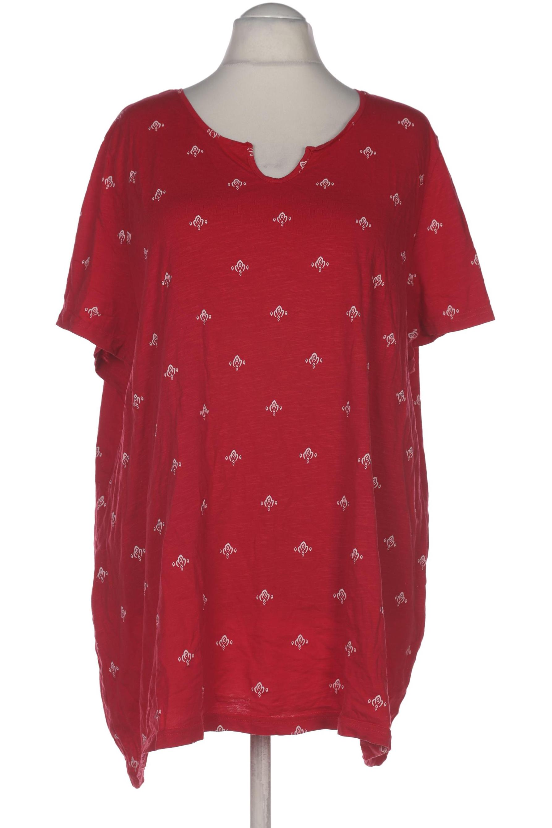 

Ulla Popken Damen T-Shirt, rot, Gr. 54