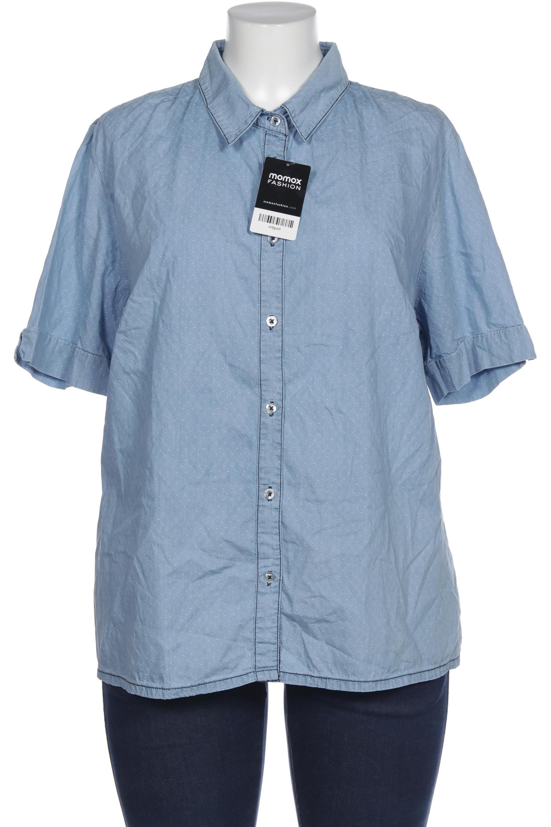 

Ulla Popken Damen Bluse, blau, Gr. 46