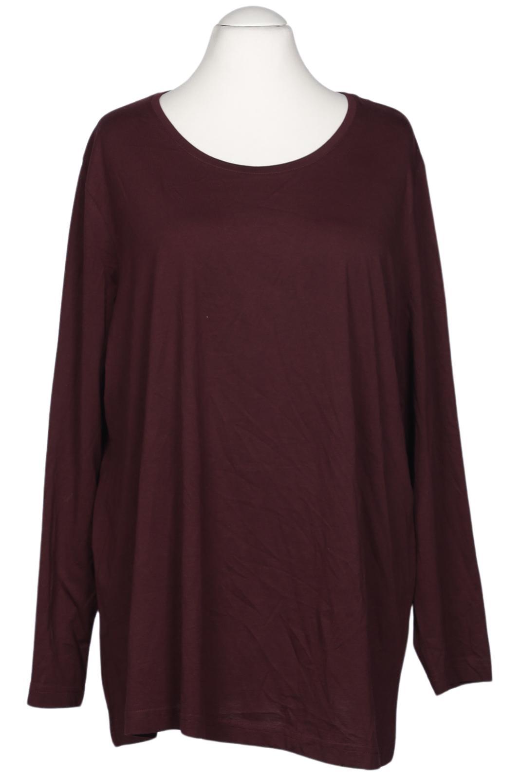 

Ulla Popken Damen Langarmshirt, bordeaux, Gr. 54