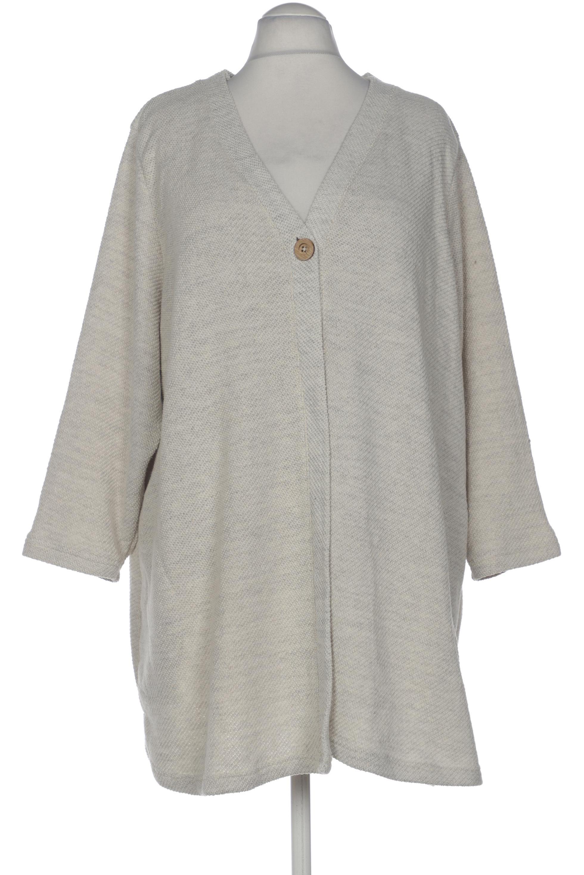 

Ulla Popken Damen Strickjacke, beige, Gr. 54