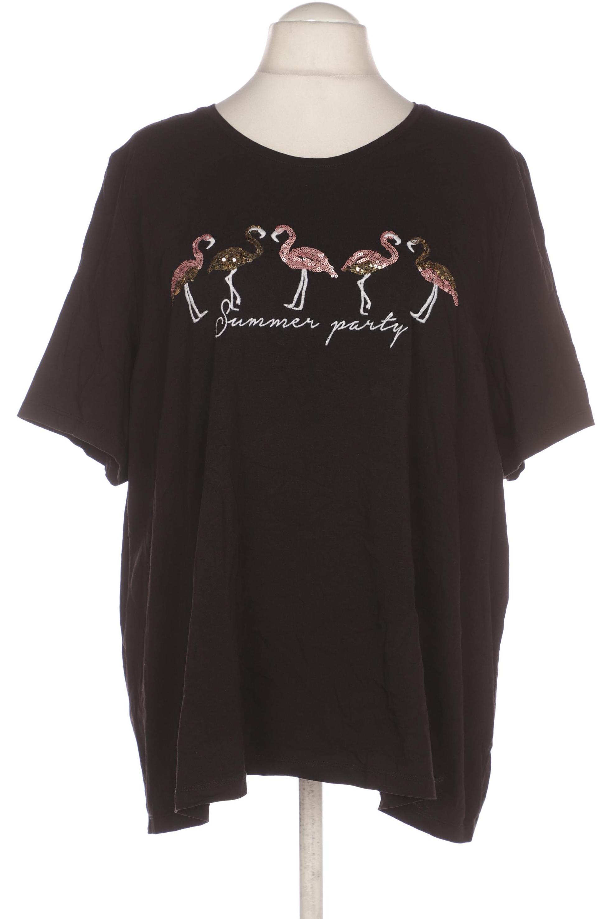 

Ulla Popken Damen T-Shirt, schwarz, Gr. 54